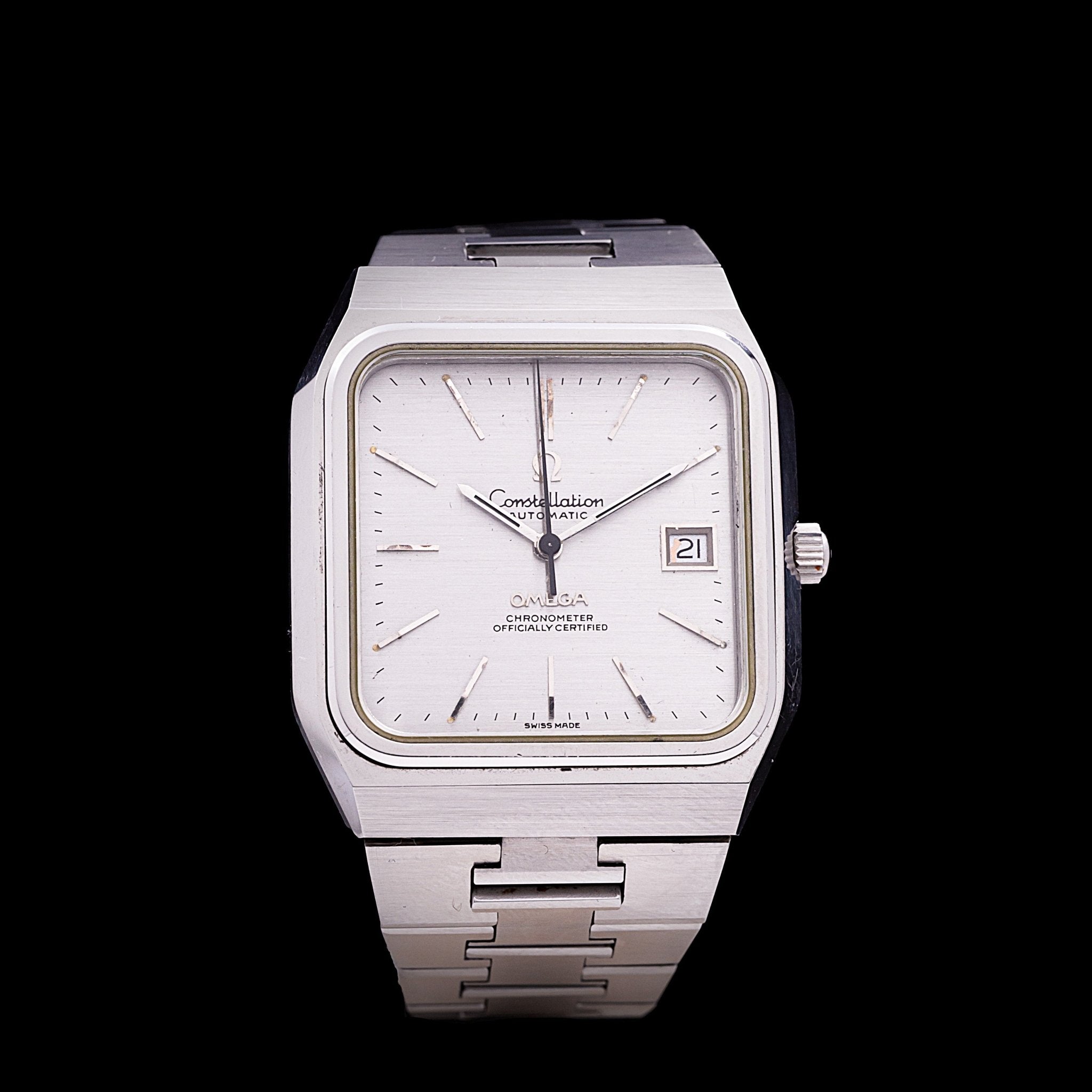 OMEGA CONSTELLATION CHRONOMETRE AUTOMATIC TV - montre vintage - Contre - Temps Paris
