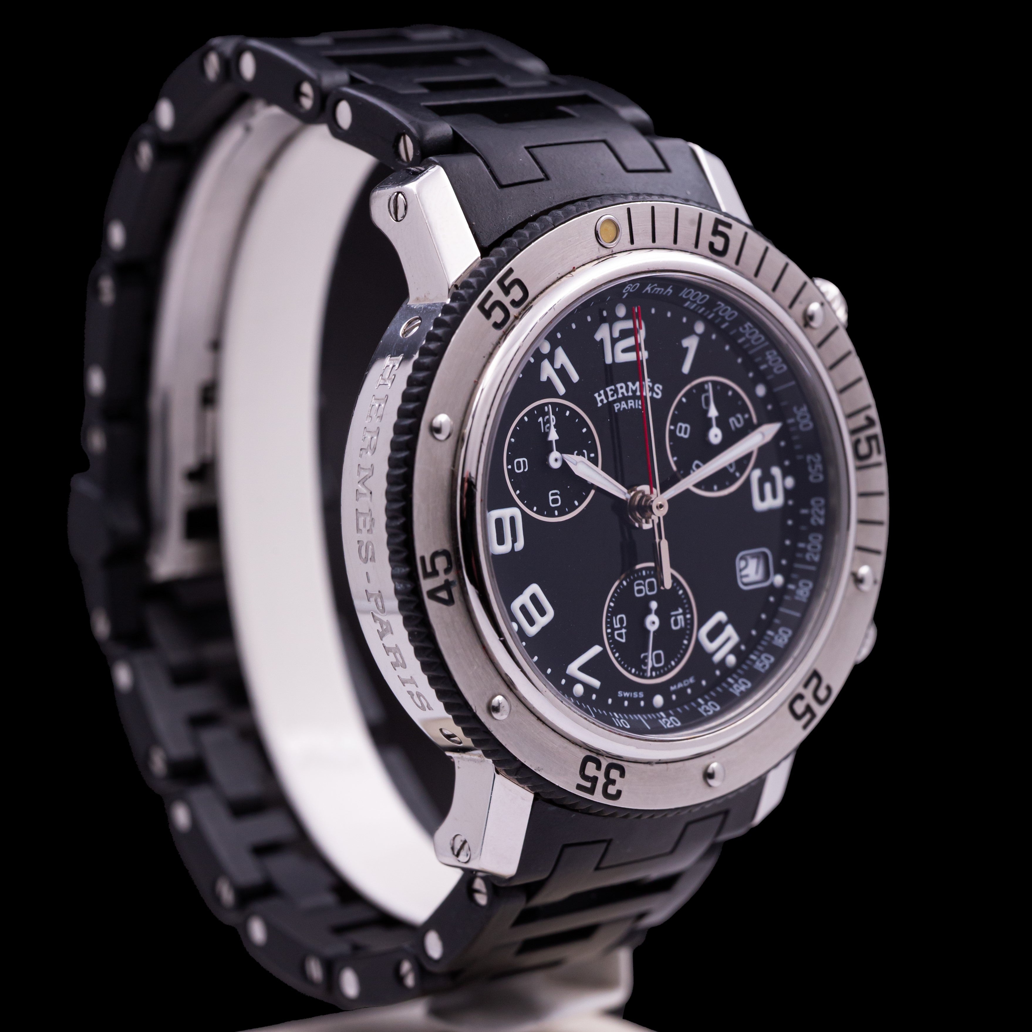 HERMES CHRONOGRAPHE CLIPPER HOMME