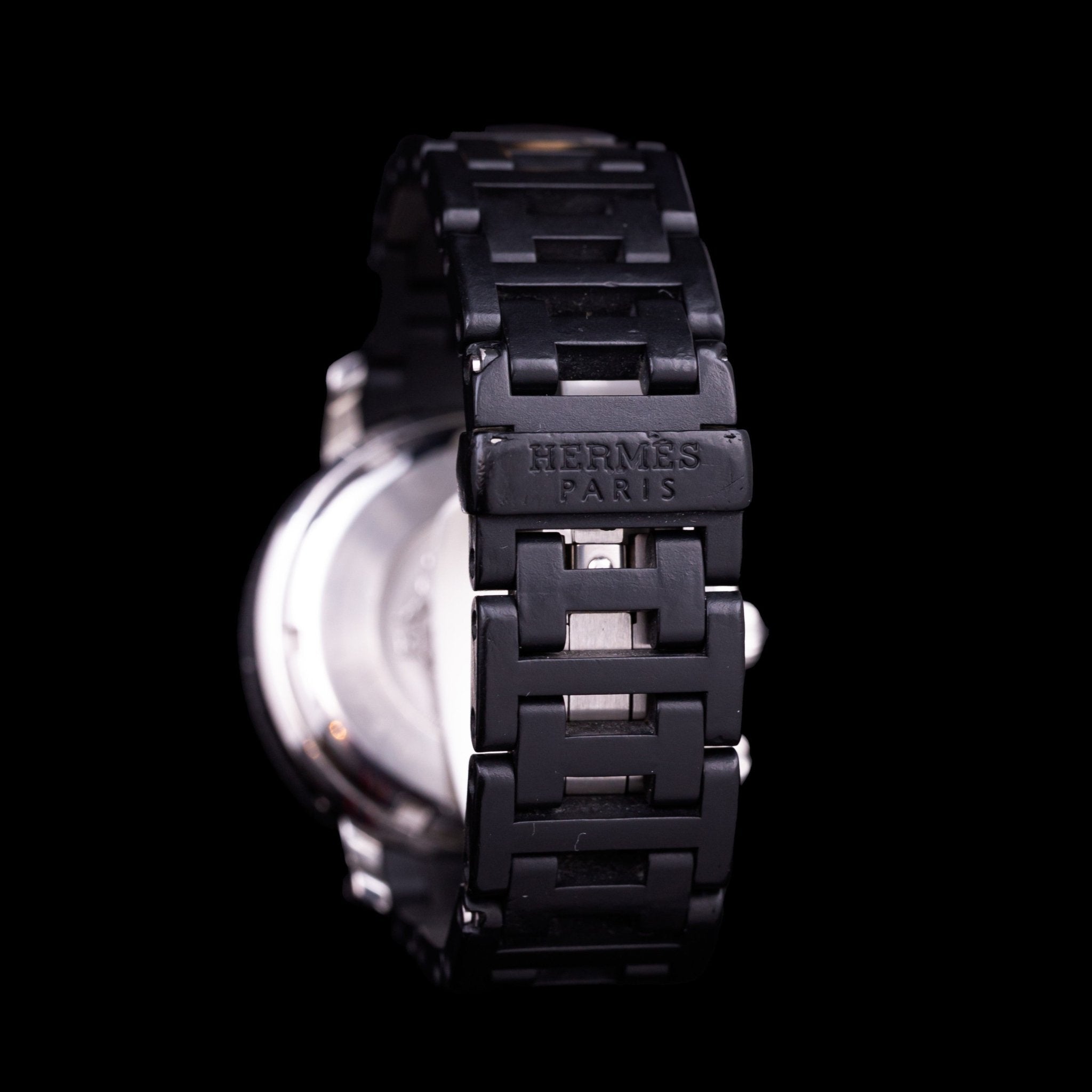 HERMES CHRONOGRAPHE CLIPPER HOMME - montre vintage - Contre - Temps Paris