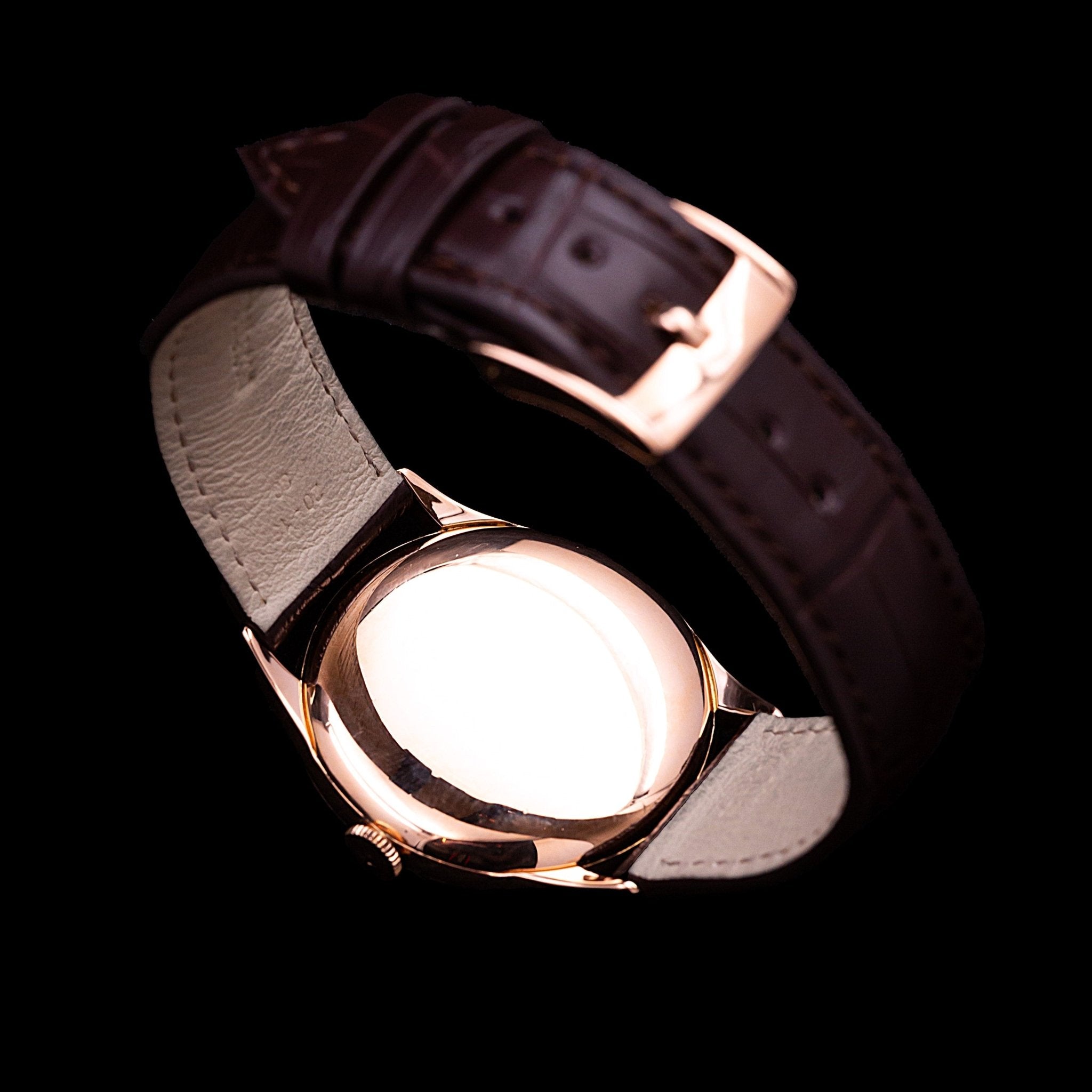 VACHERON CONSTANTIN CLASSIQUE HABILLEE HOMME OR ROSE - montre vintage - Contre - Temps Paris