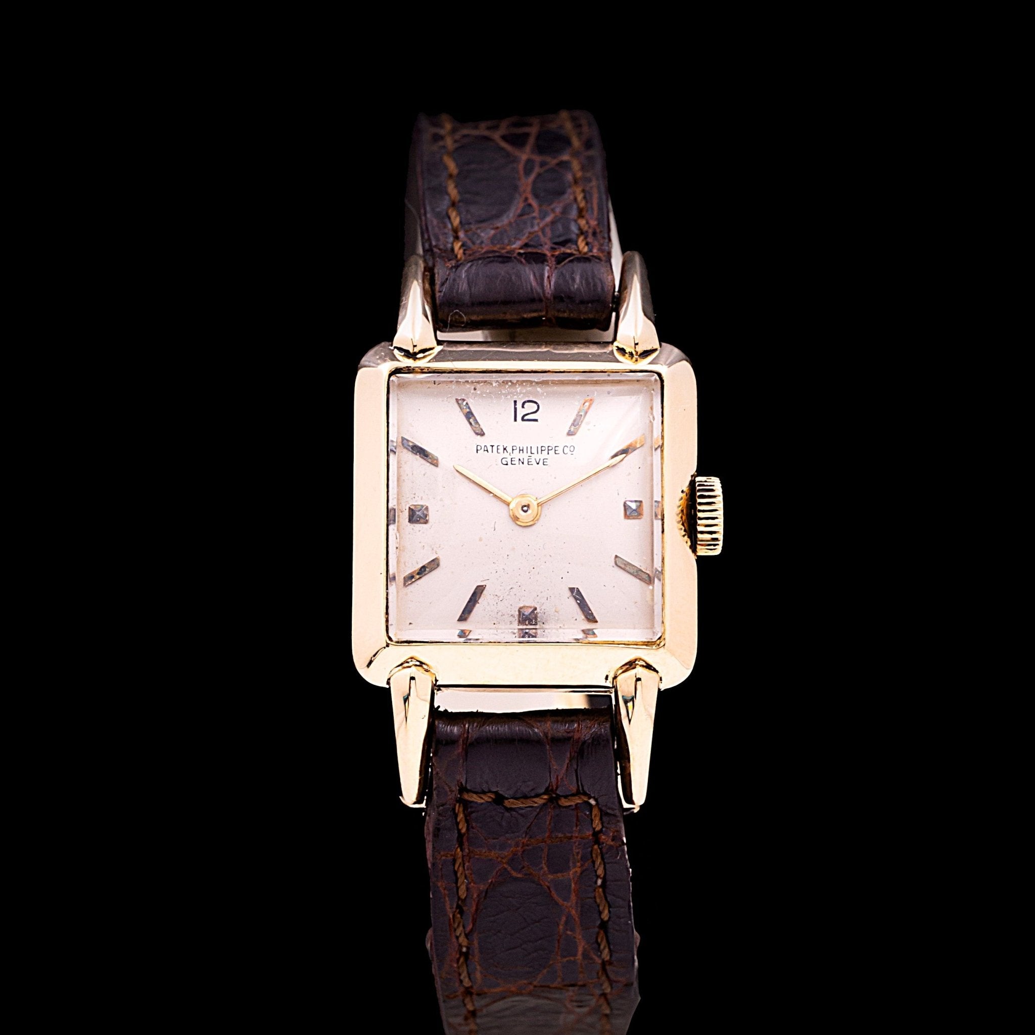 PATEK PHILIPPE VINTAGE CARREE FEMME OR - montre vintage - Contre - Temps Paris