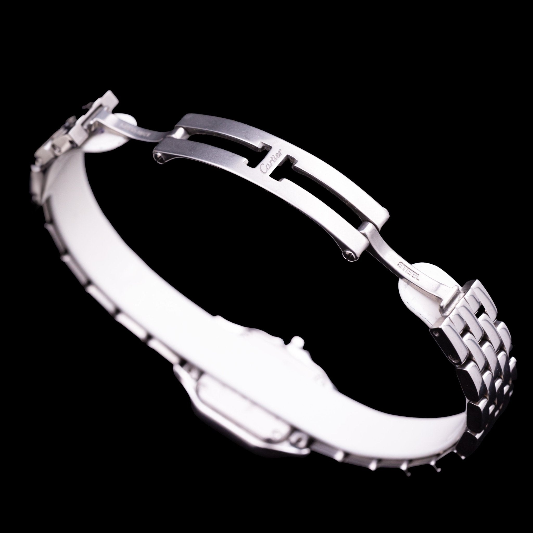 CARTIER PANTHERE MINI ACIER - montre vintage - Contre - Temps Paris
