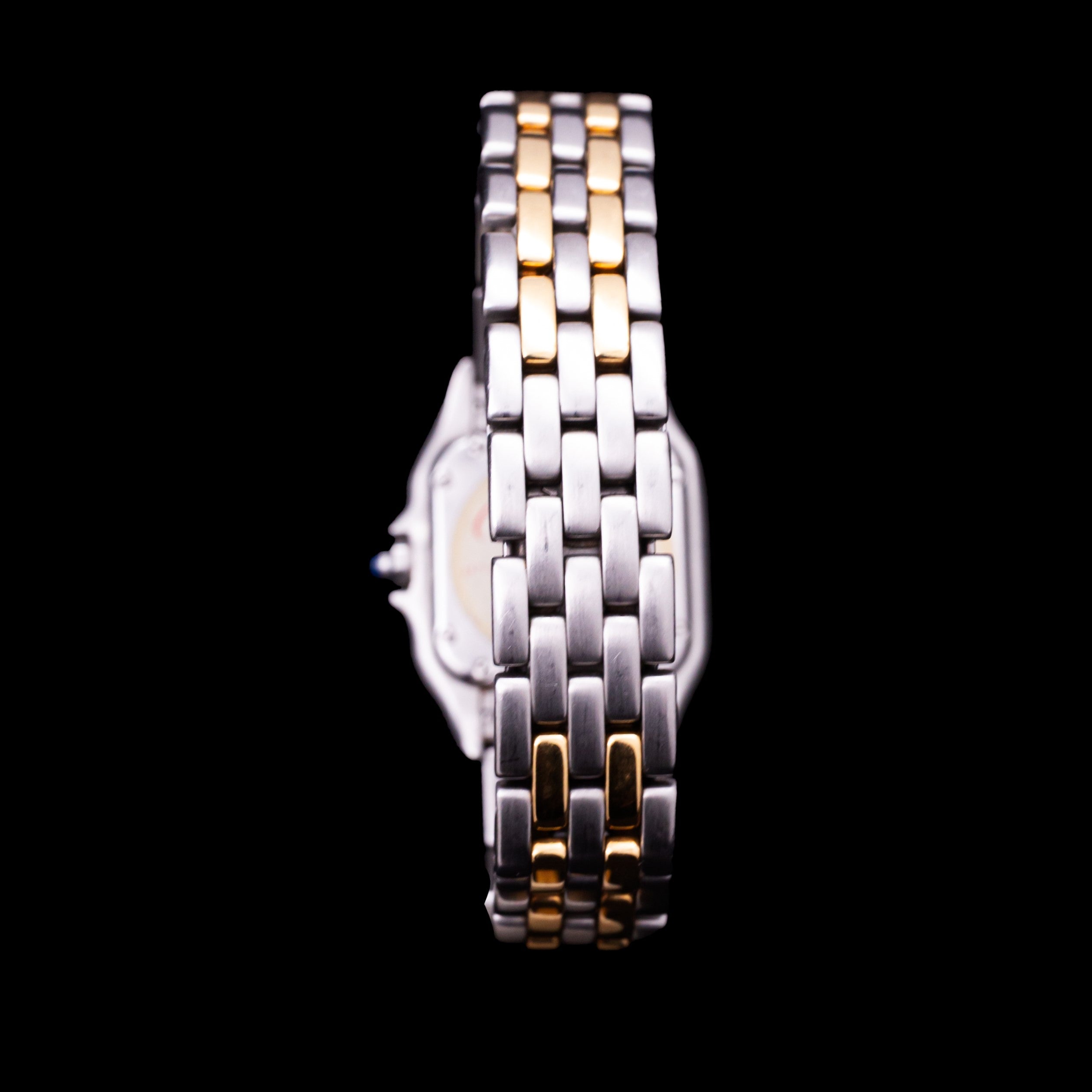 CARTIER PANTHERE SMALL GOLD AND STEEL