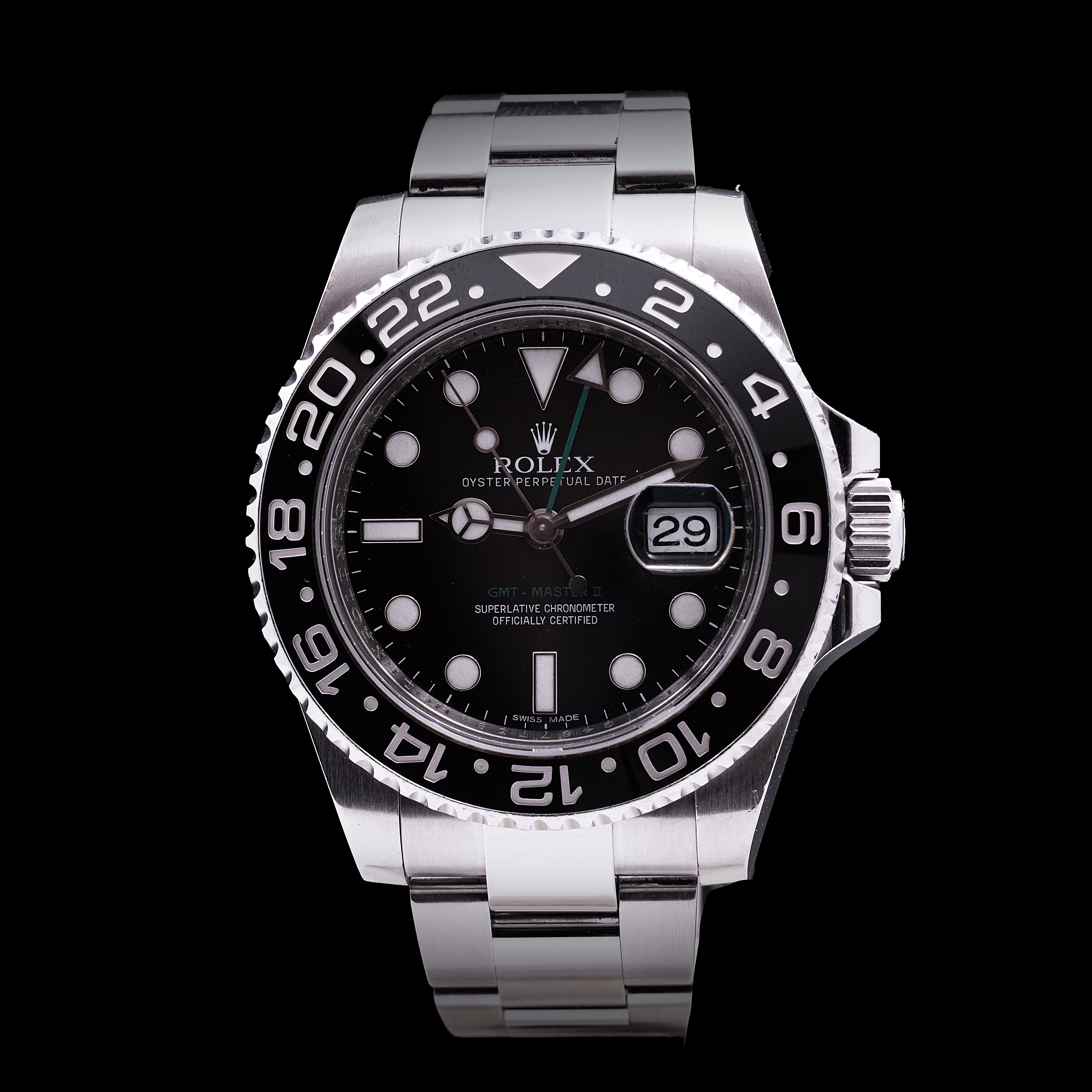 ROLEX GMT MASTER II REF 116710LN