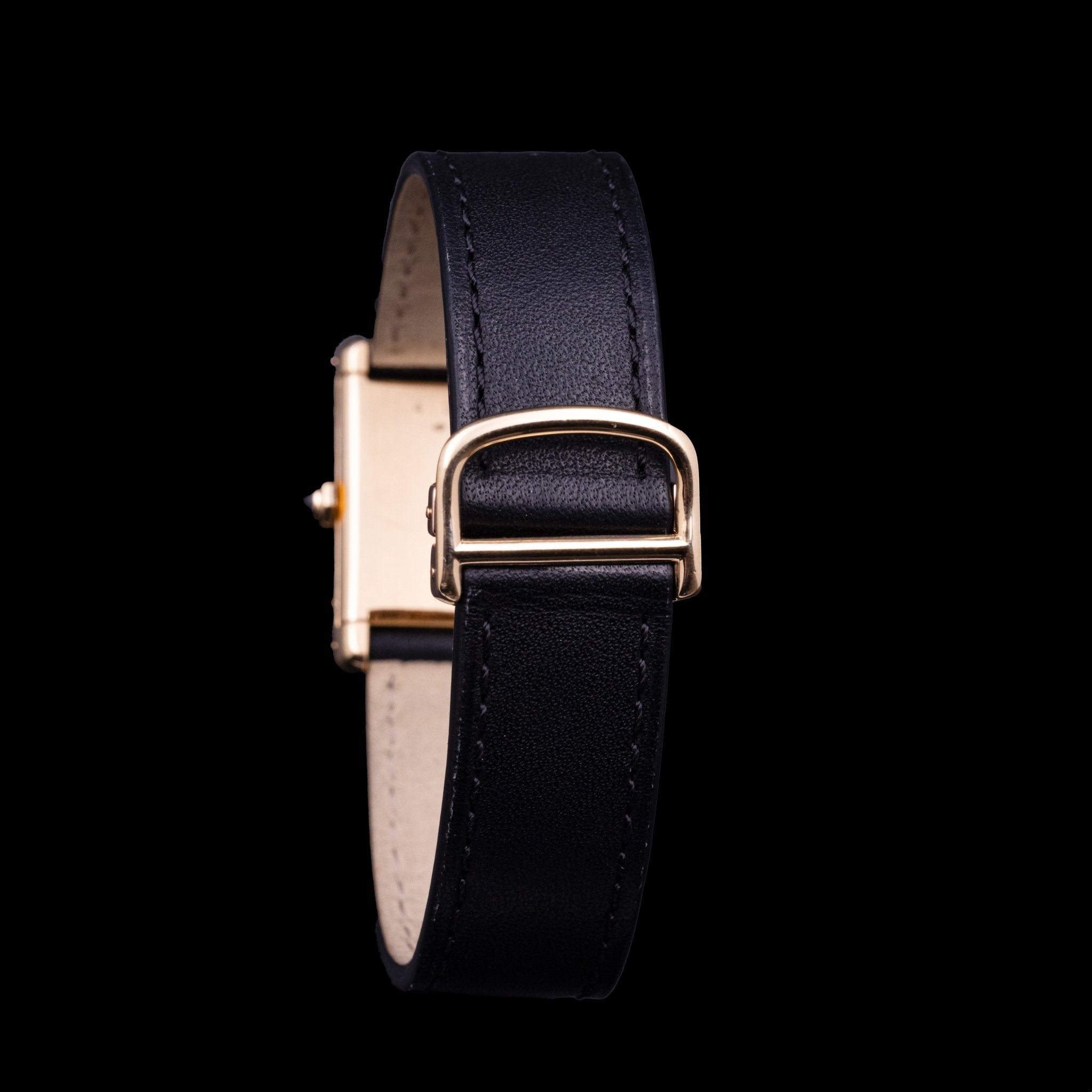 CARTIER TANK "LOUIS CARTIER" OR TAILLE HOMME - RESTAURATION CARTIER - montre vintage - Contre - Temps Paris