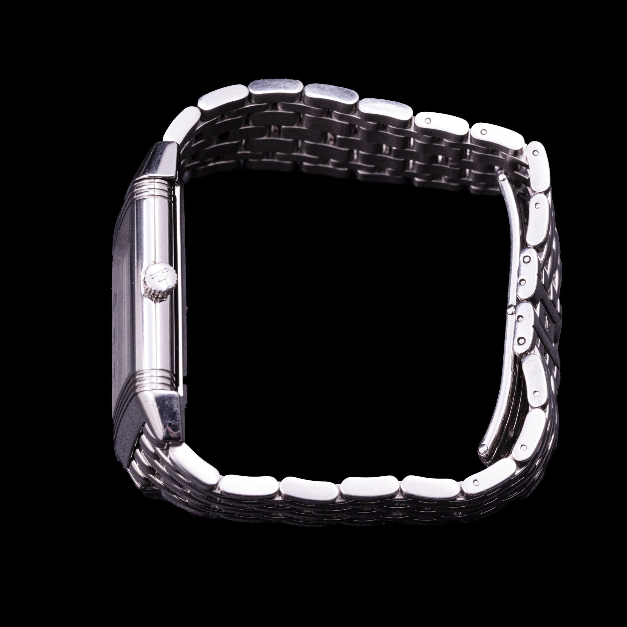 JAEGER - LECOULTRE REVERSO CLASSIQUE TOUT ACIER - montre vintage - Contre - Temps Paris