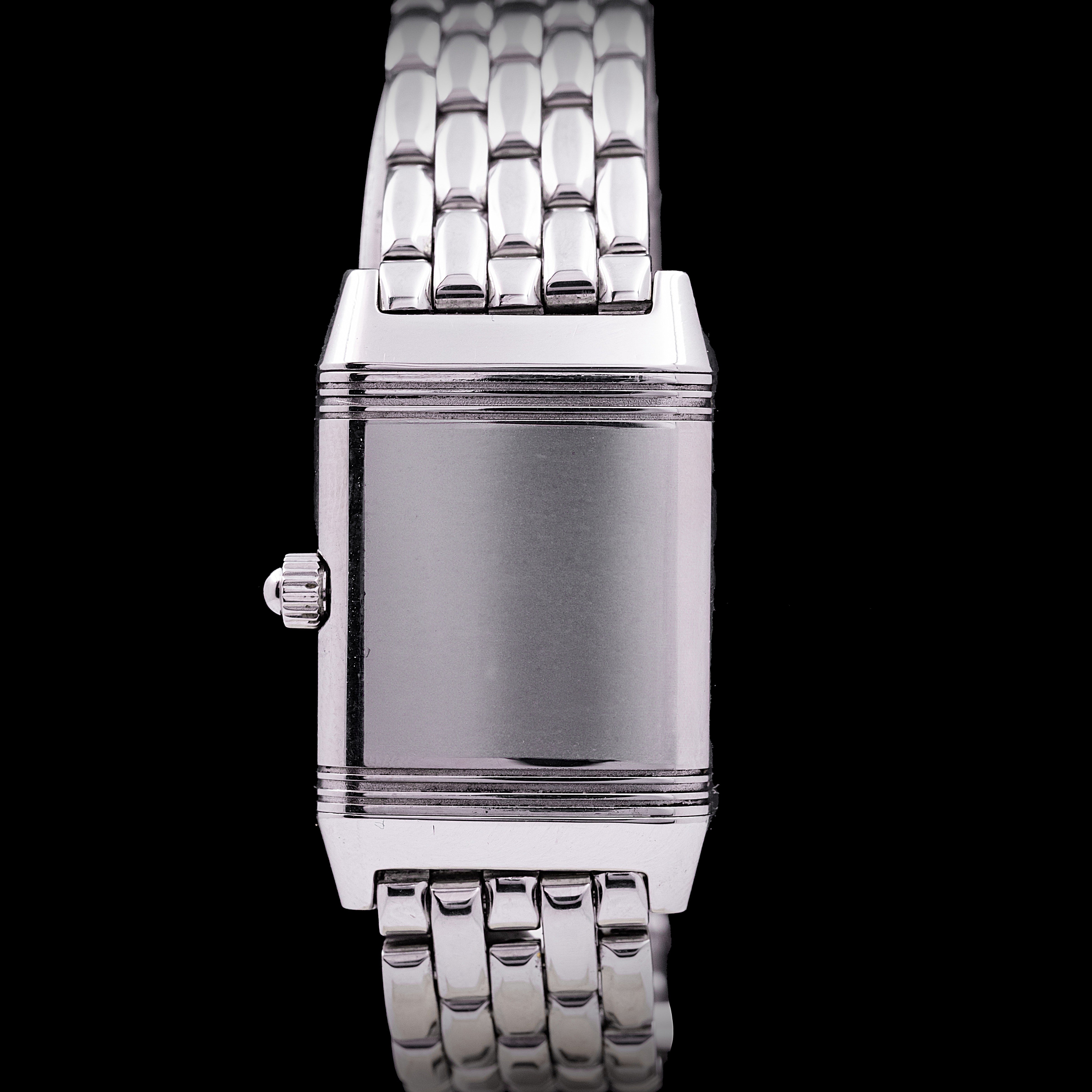 JAEGER-LECOULTRE REVERSO LADY STEEL AND DIAMONDS