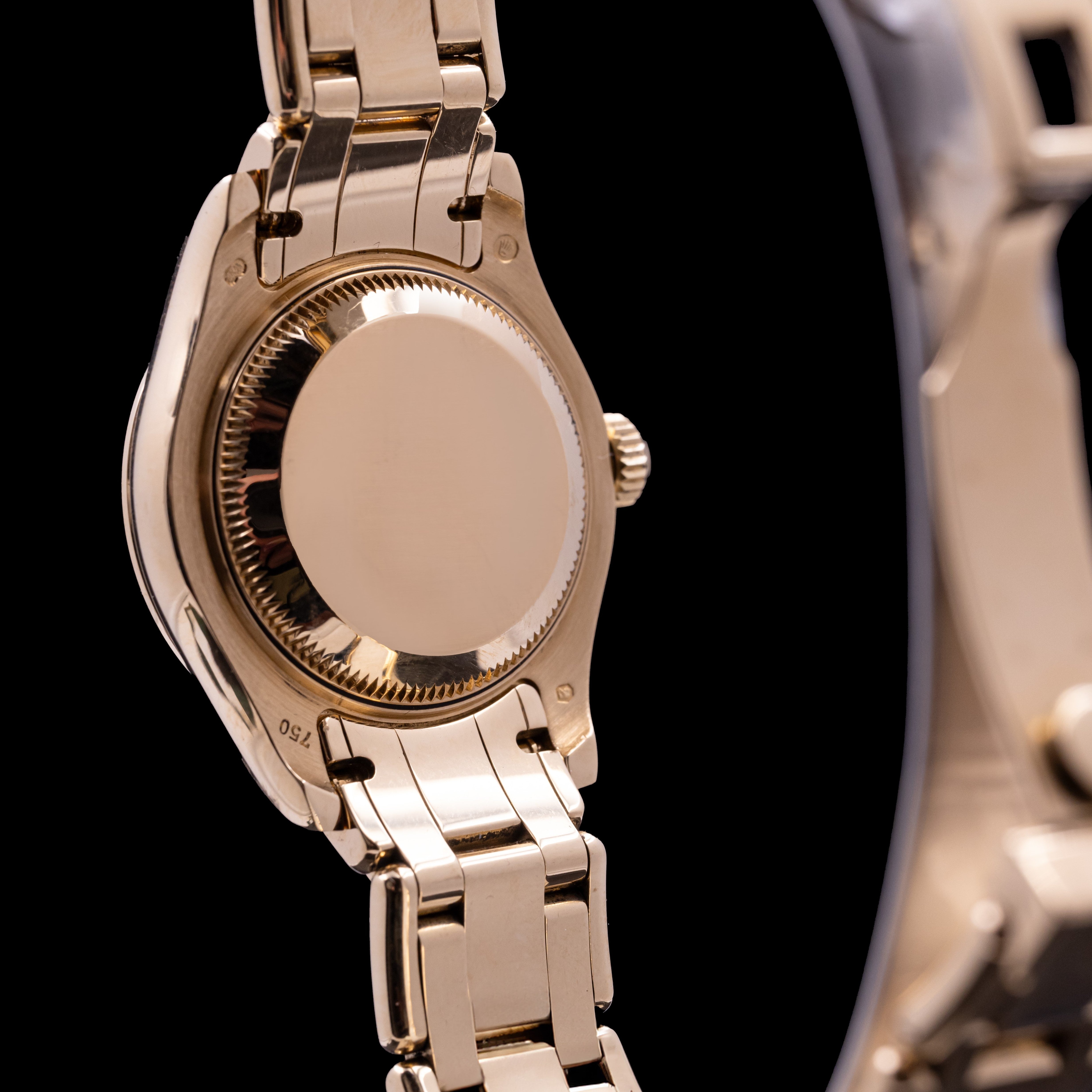 ROLEX DATEJUST PEARLMASTER GOLD AND DIAMONDS LADY FULL SET