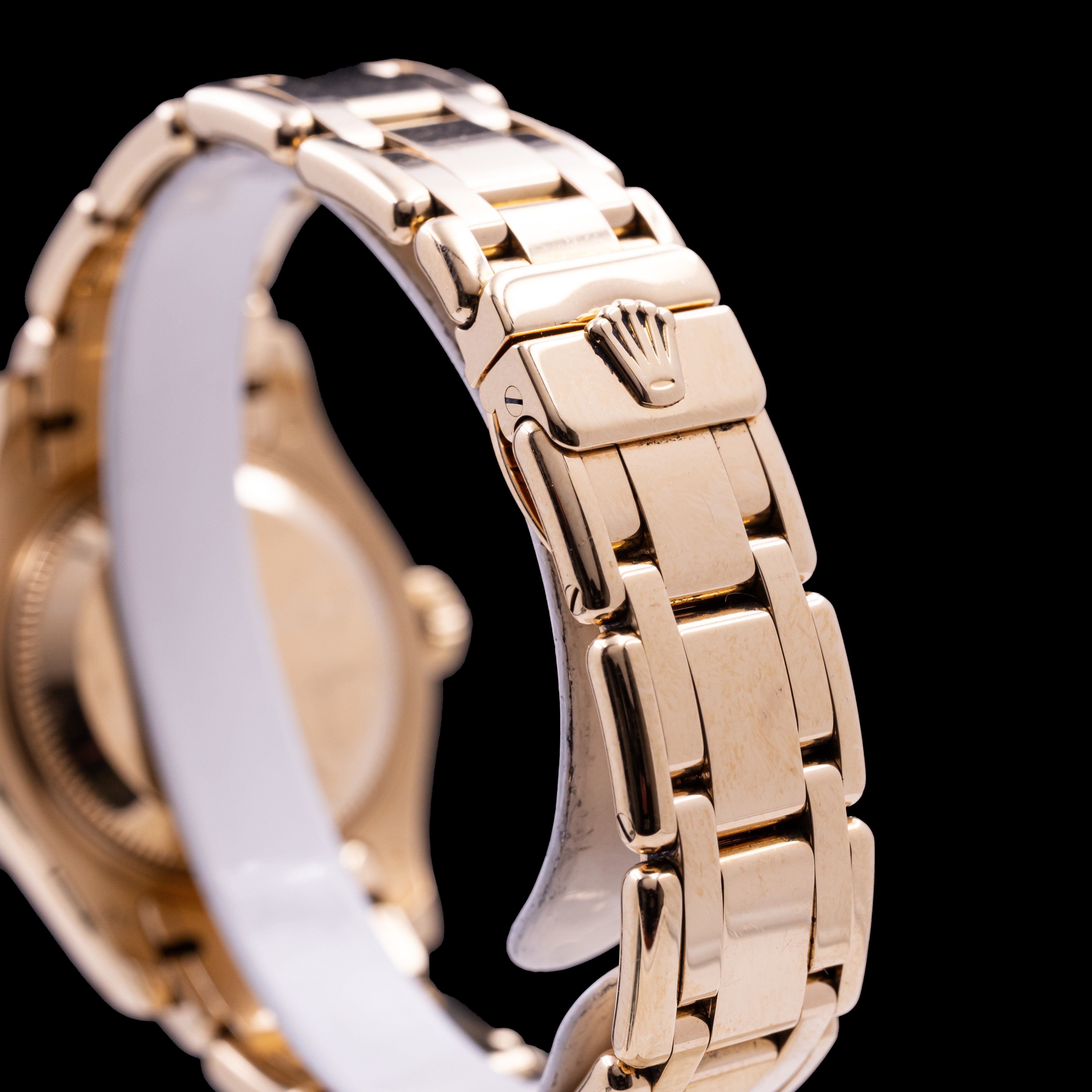 ROLEX DATEJUST PEARLMASTER GOLD AND DIAMONDS LADY FULL SET