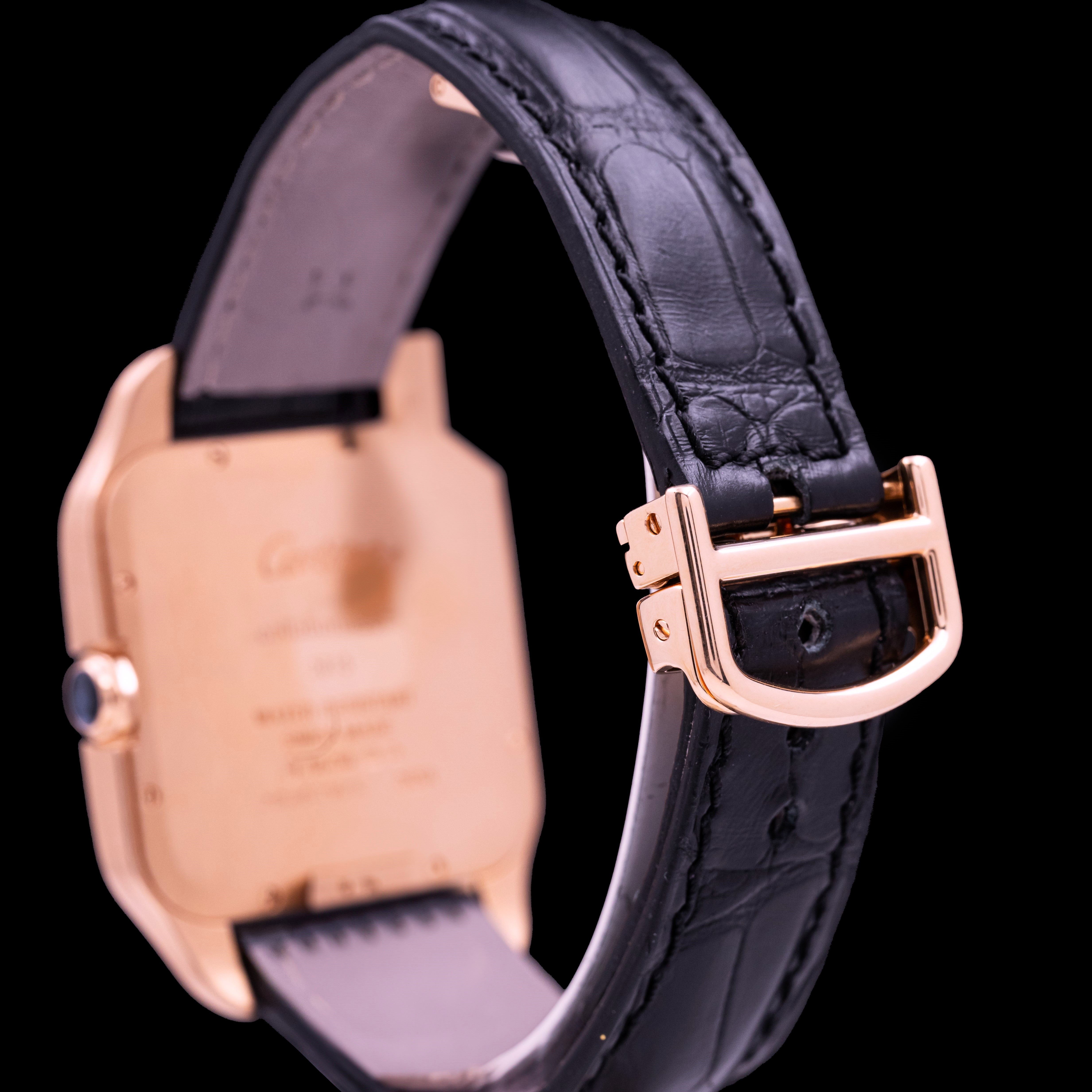 CARTIER SANTOS DUMONT XL OR ROSE