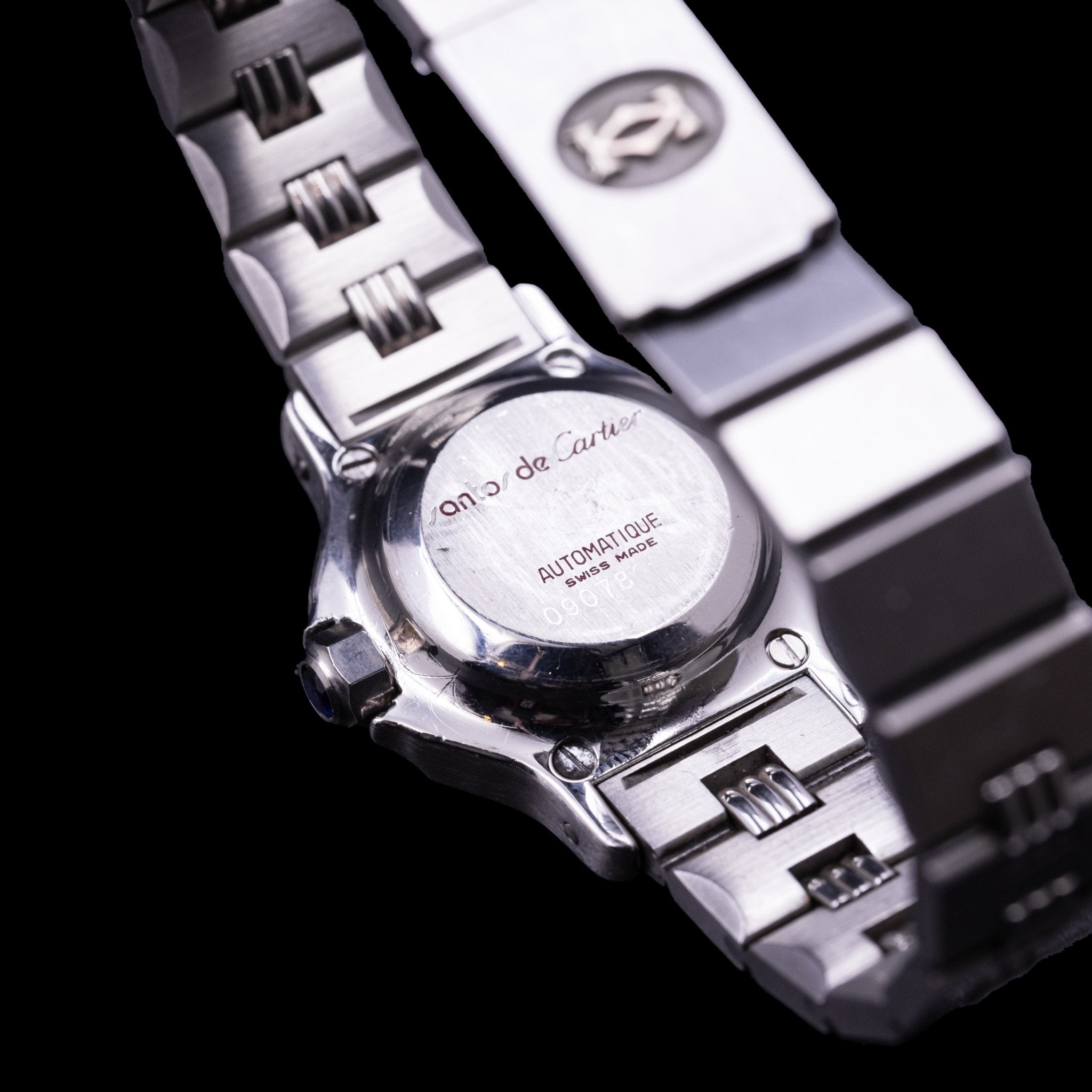 CARTIER SANTOS OCTOGONALE AUTOMATIQUE LADY - montre vintage - Contre - Temps Paris