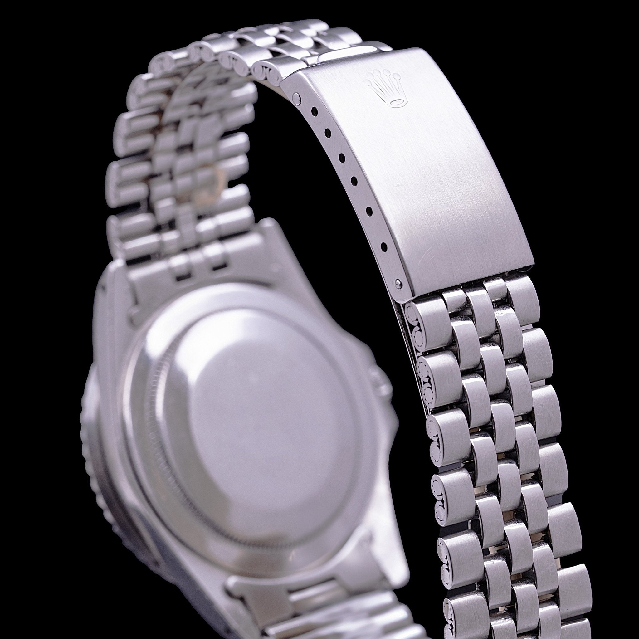 ROLEX GMT MASTER NOIRE REF 16750 - montre vintage - Contre - Temps Paris