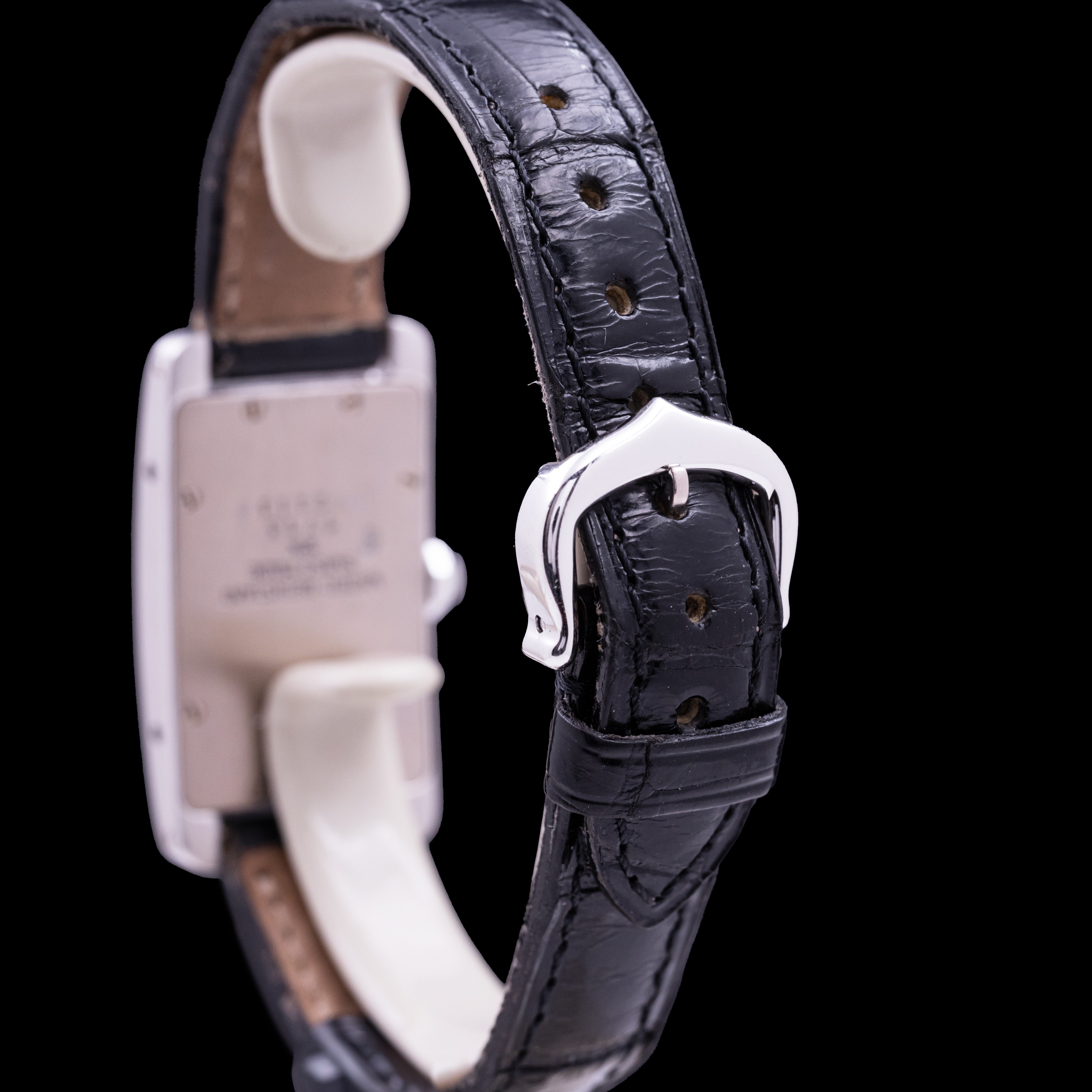 CARTIER TANK AMÉRICAINE WHITE GOLD AND DIAMOND LADY