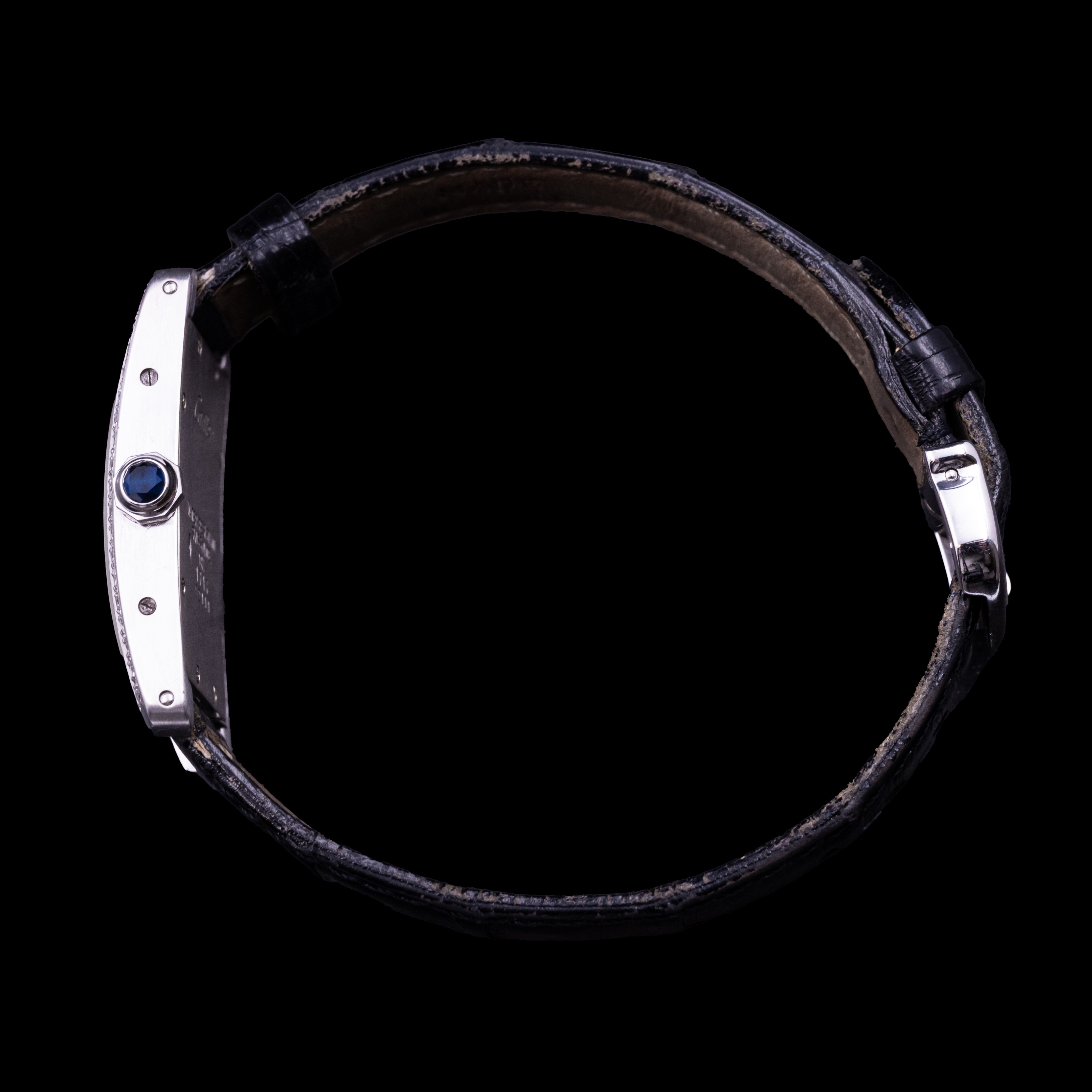 CARTIER TANK AMÉRICAINE WHITE GOLD AND DIAMOND LADY