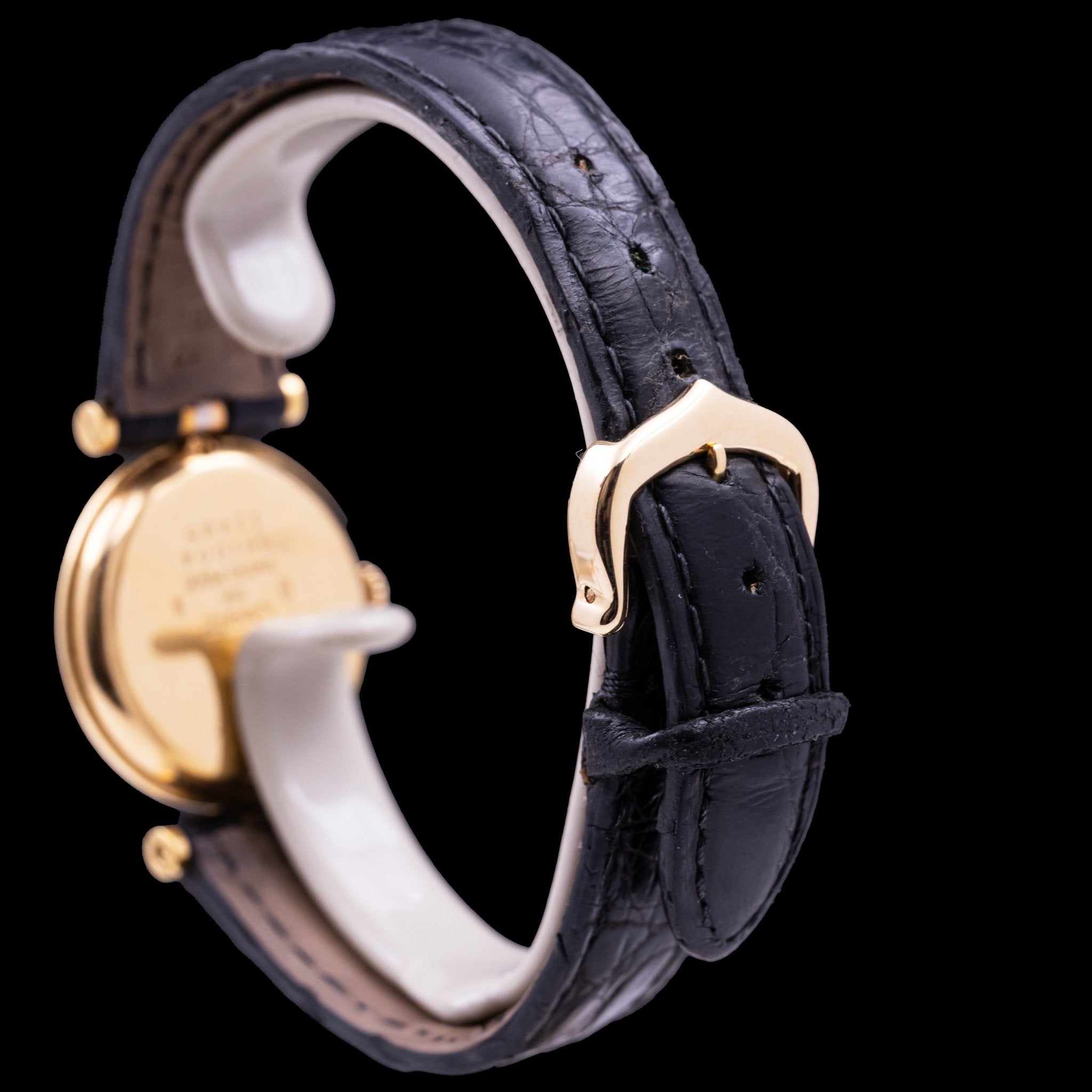 CARTIER VENDOME TRI - COLORE 3 ORS LADY - montre vintage - Contre - Temps Paris