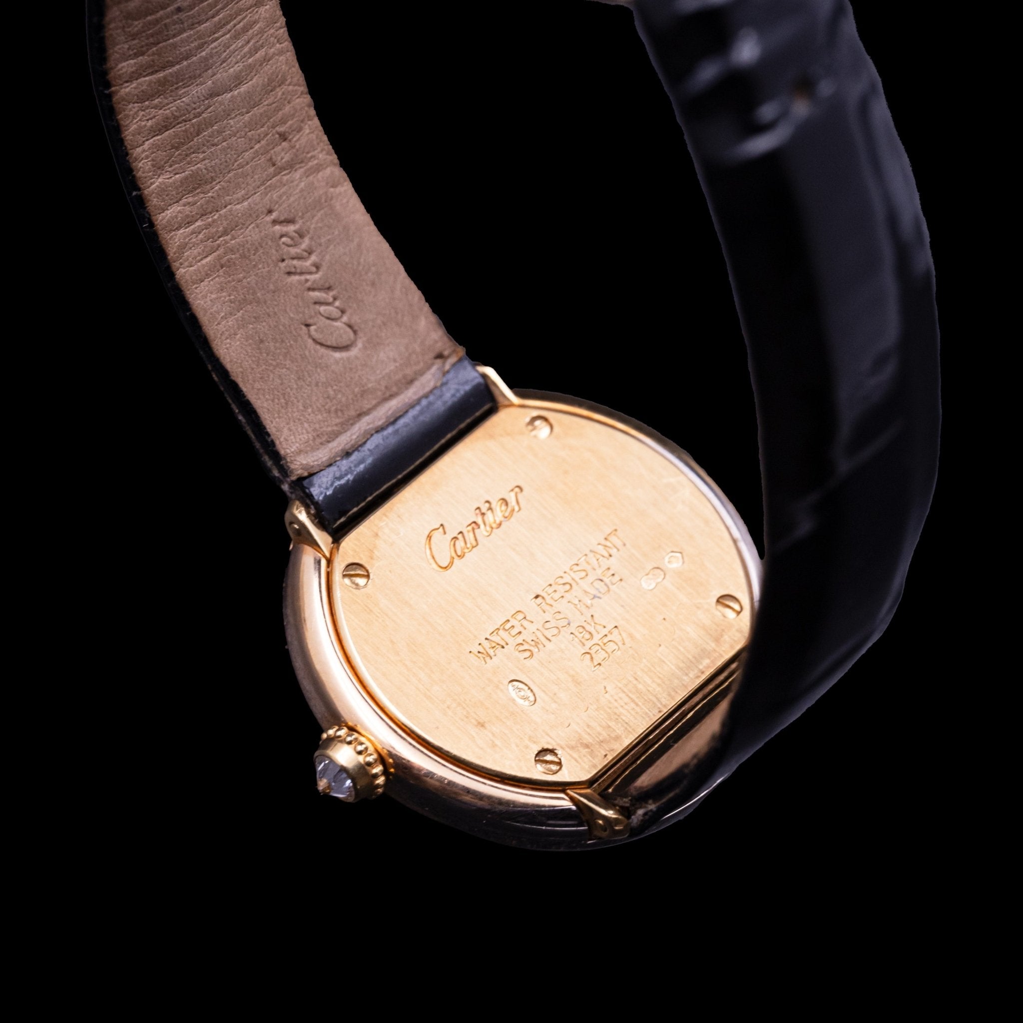 CARTIER TRINITY 3 ORS LADY - montre vintage - Contre - Temps Paris