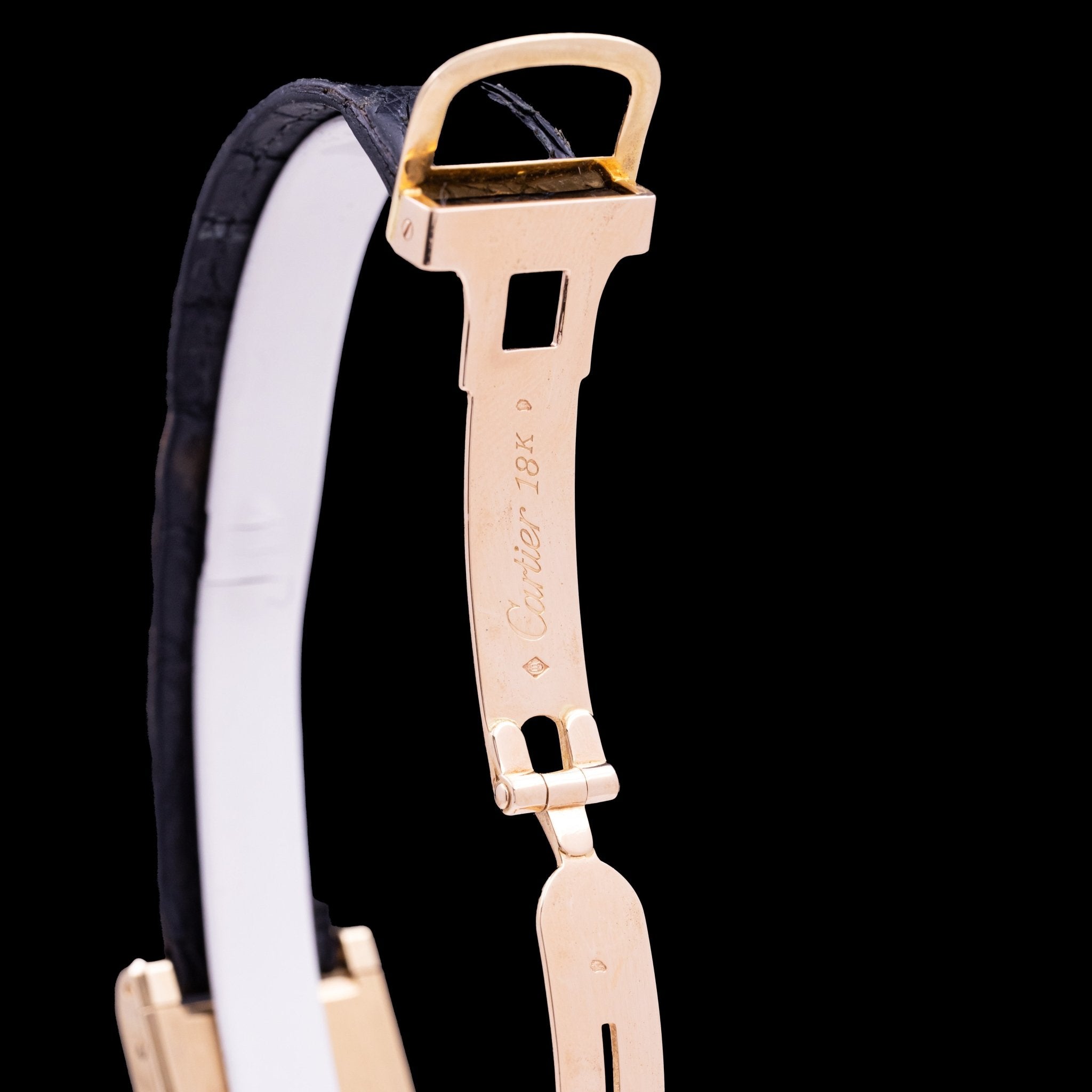 CARTIER TANK NORMALE OR TAILLE FEMME - montre vintage - Contre - Temps Paris