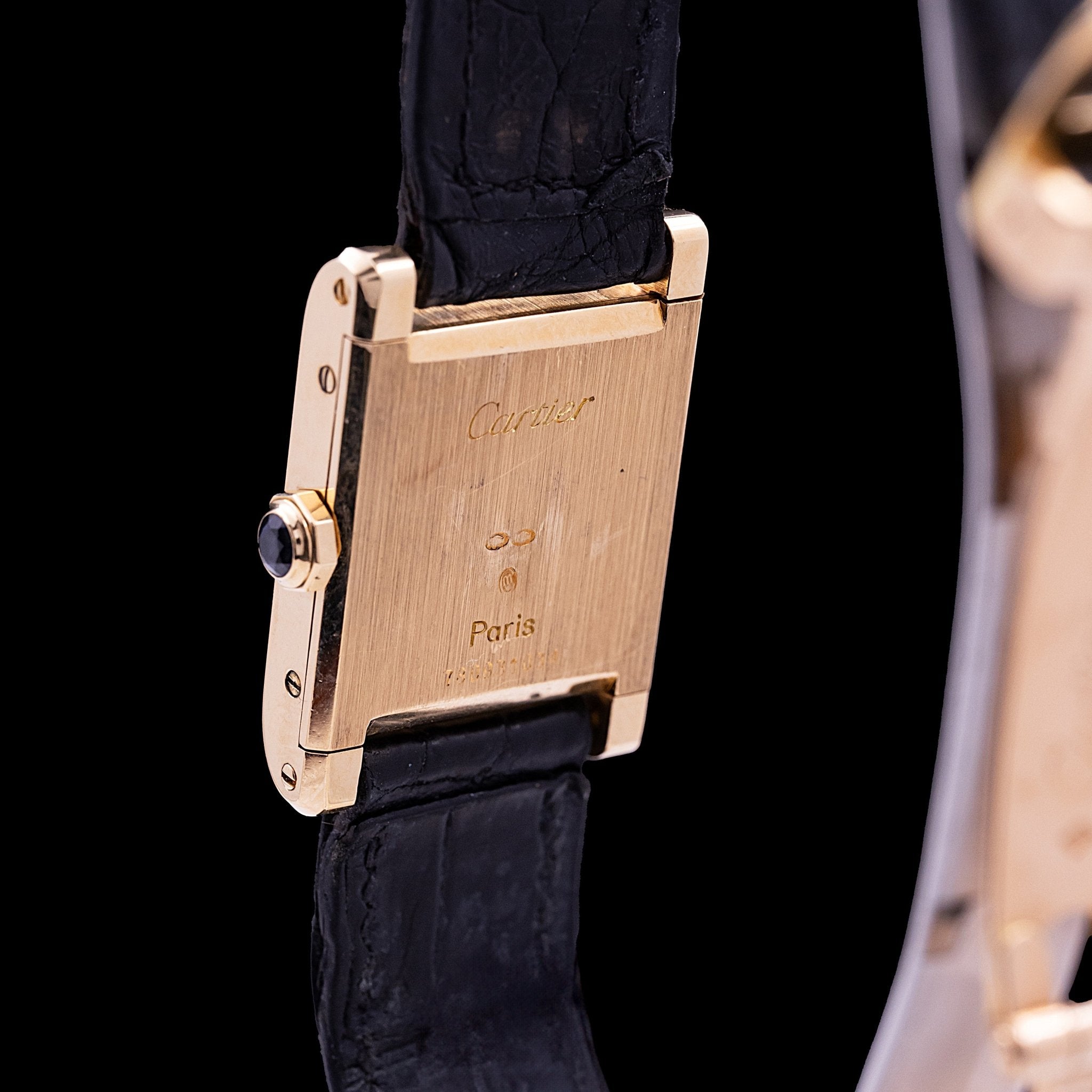 CARTIER TANK NORMALE OR TAILLE FEMME - montre vintage - Contre - Temps Paris