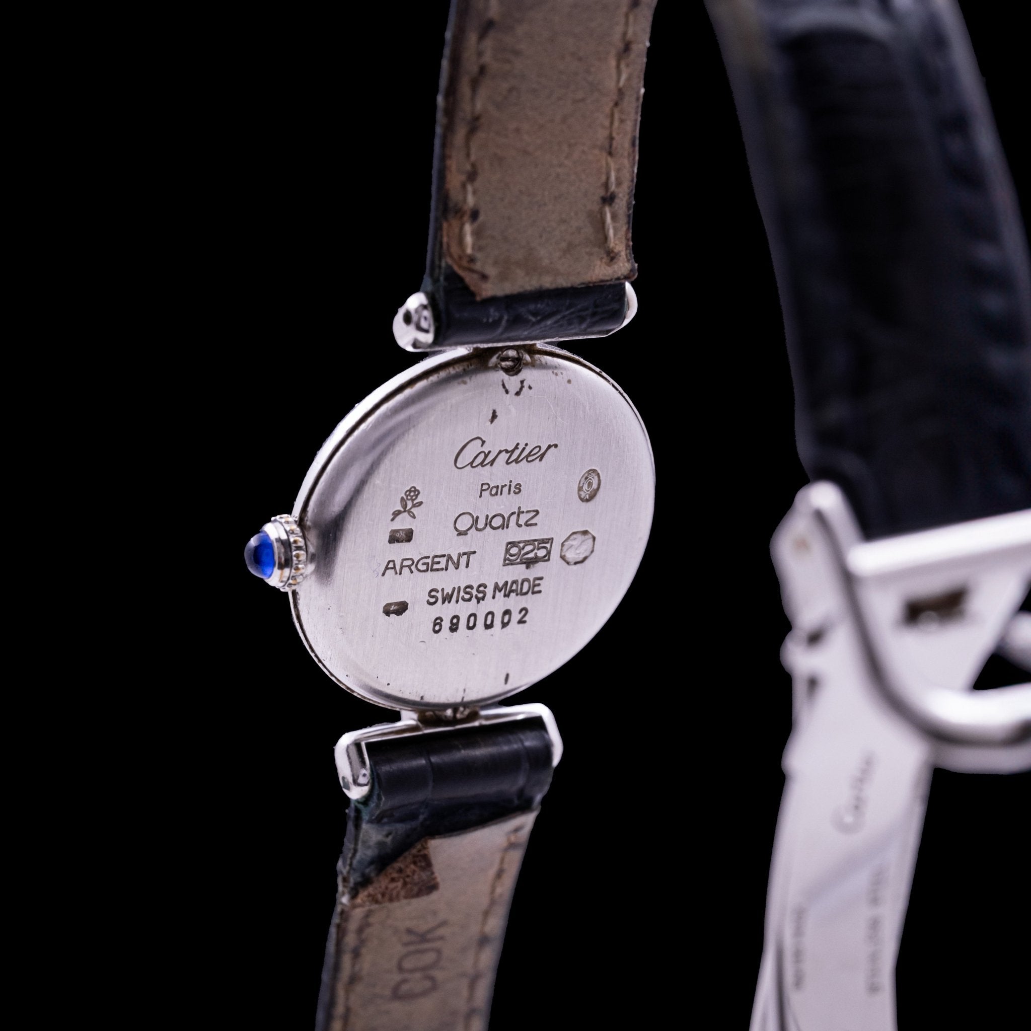 CARTIER COLISEE MUST SILVER LADY - montre vintage - Contre - Temps Paris