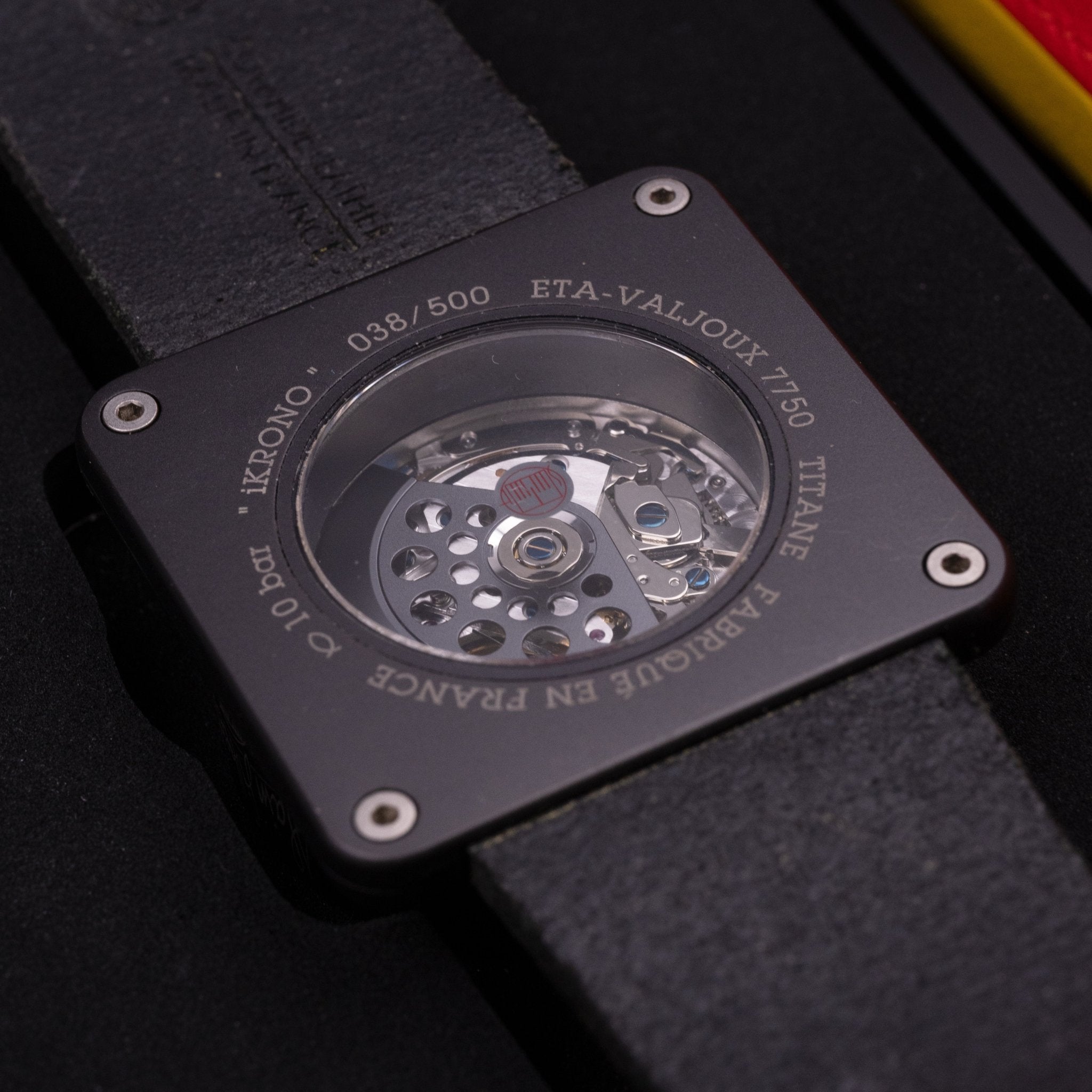 Alain Silberstein iKrono Montre de Gaucher Titane, circa 2010 - montre vintage - Contre - Temps Paris