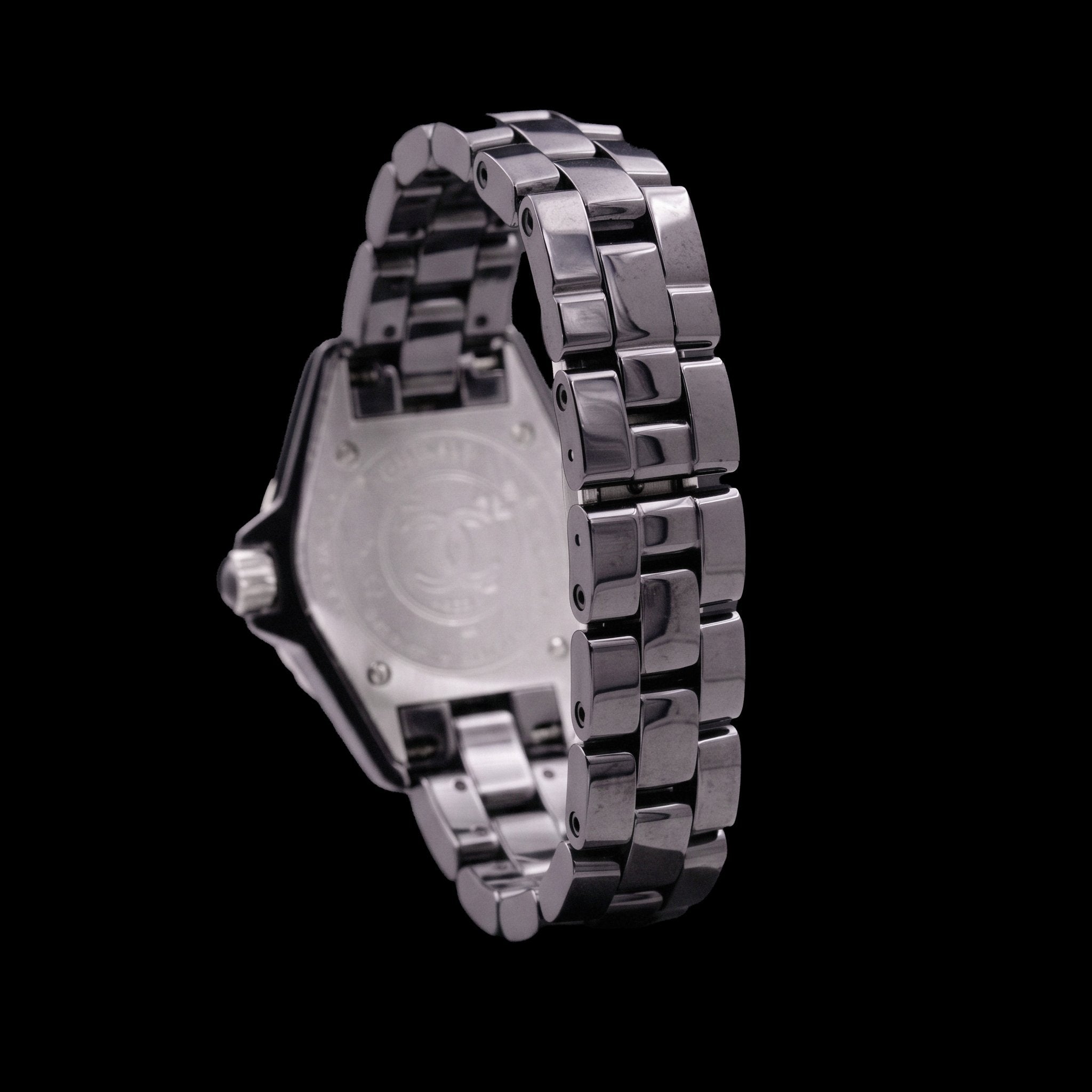 Chanel J12 Noire Lunette Diamants Ref. H2571, 2012 - montre vintage - Contre - Temps Paris
