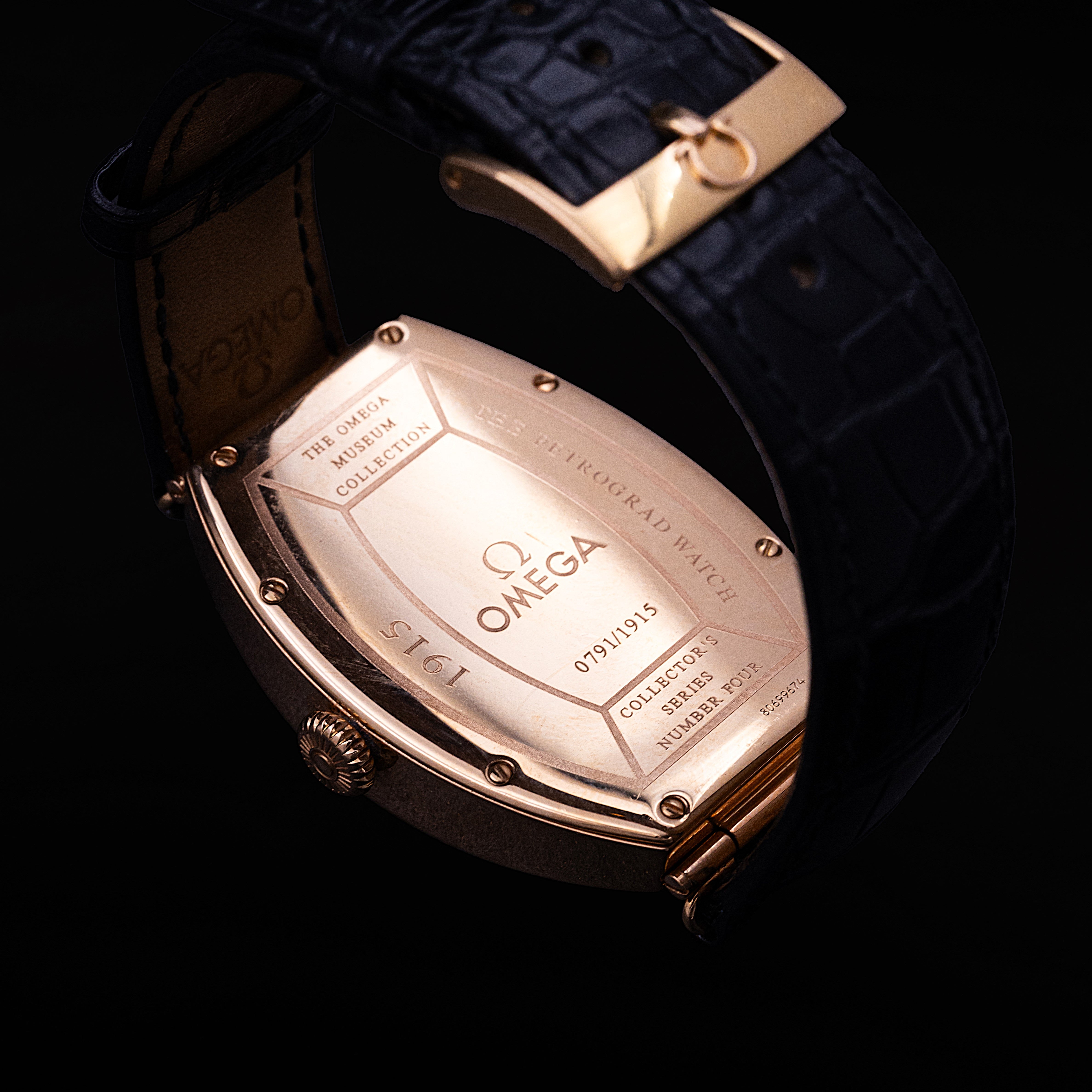 Omega Museum Collection No 4 « Petrograd » 1915, or rose - full set