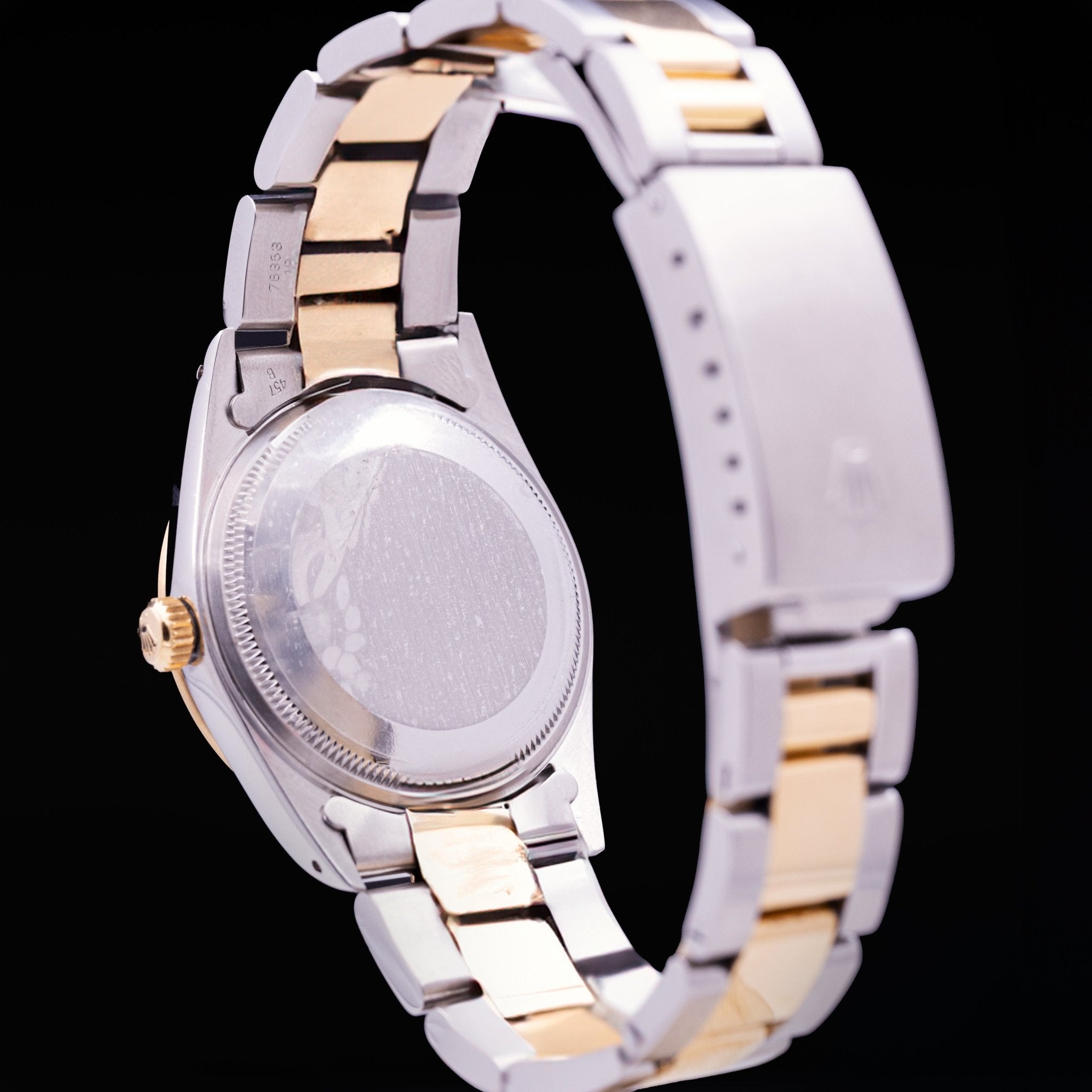 Rolex Oyster Perpetual bicolore Or et acier Ref. 14203, circa 1991 - montre vintage - Contre-Temps Paris