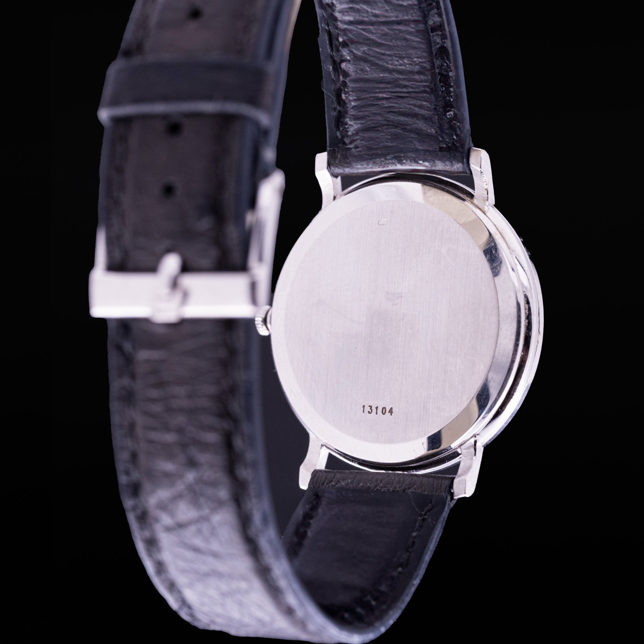 Piaget Automatic extra-plate Or blanc Ref. 13104, années 1970 - montre vintage - Contre-Temps Paris