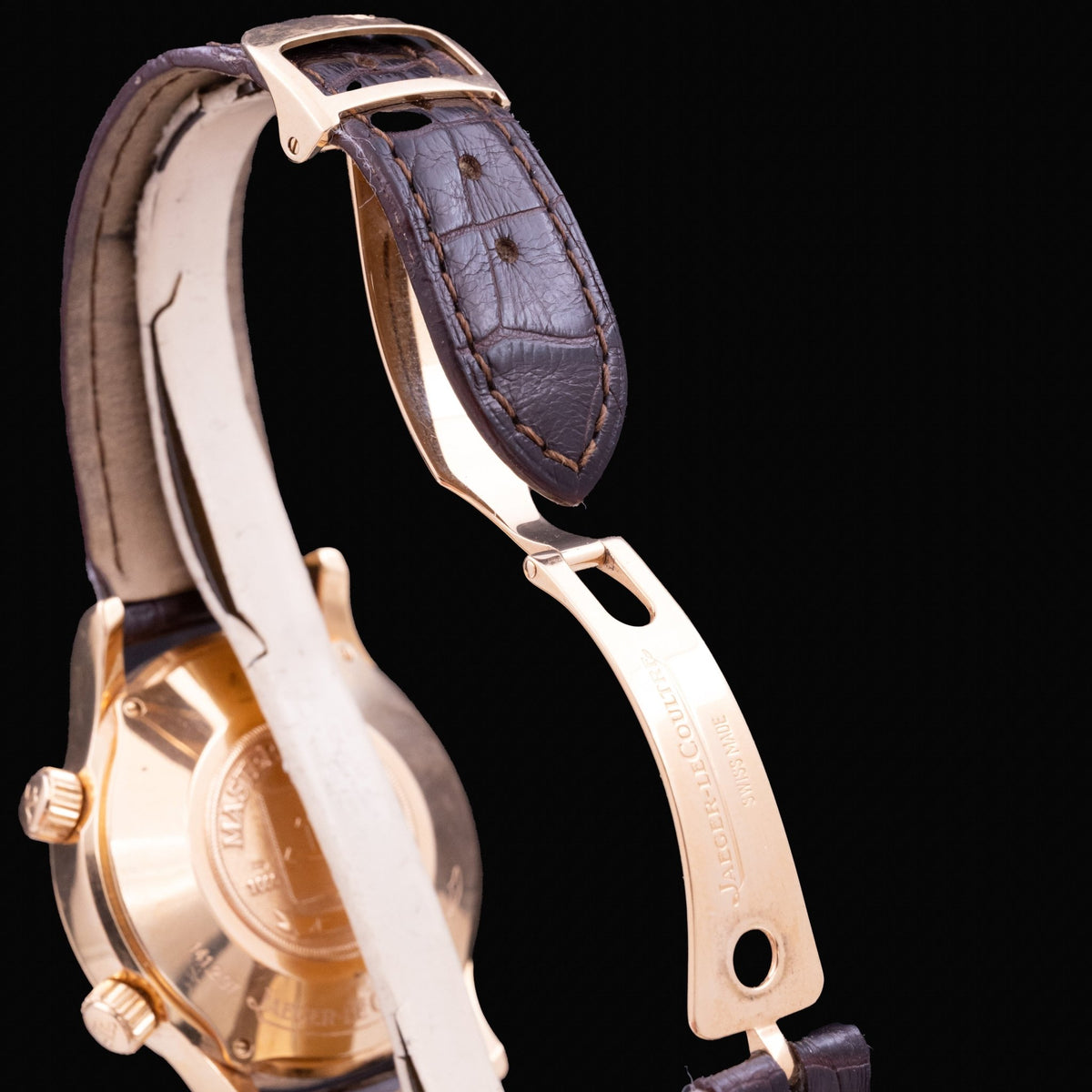 Jaeger-LeCoultre Memovox Réveil Master Control Or Rose Ref. 141.2.97, circa 1994 - montre vintage - Contre-Temps Paris