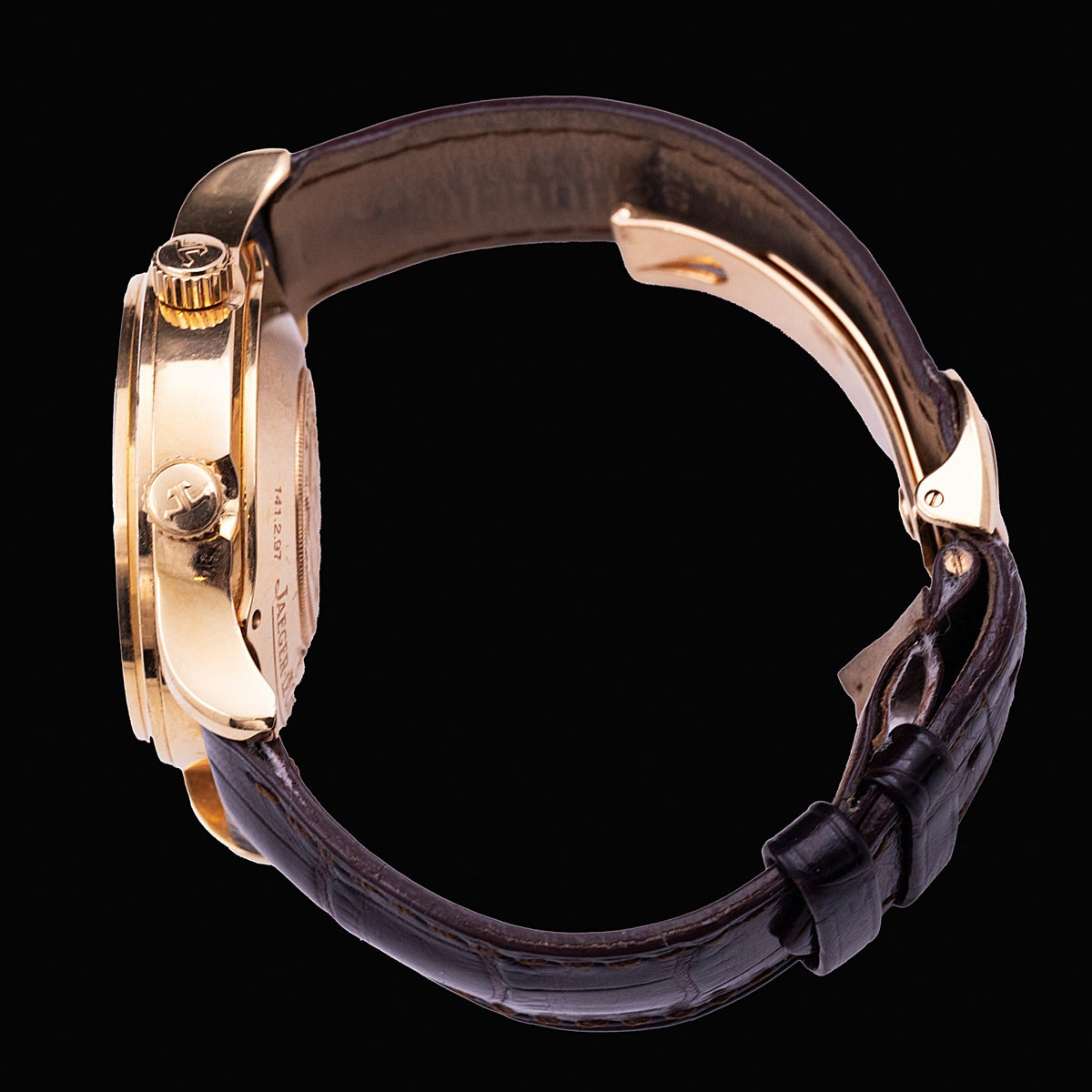 Jaeger-LeCoultre Memovox Réveil Master Control Or Rose Ref. 141.2.97, circa 1994 - montre vintage - Contre-Temps Paris