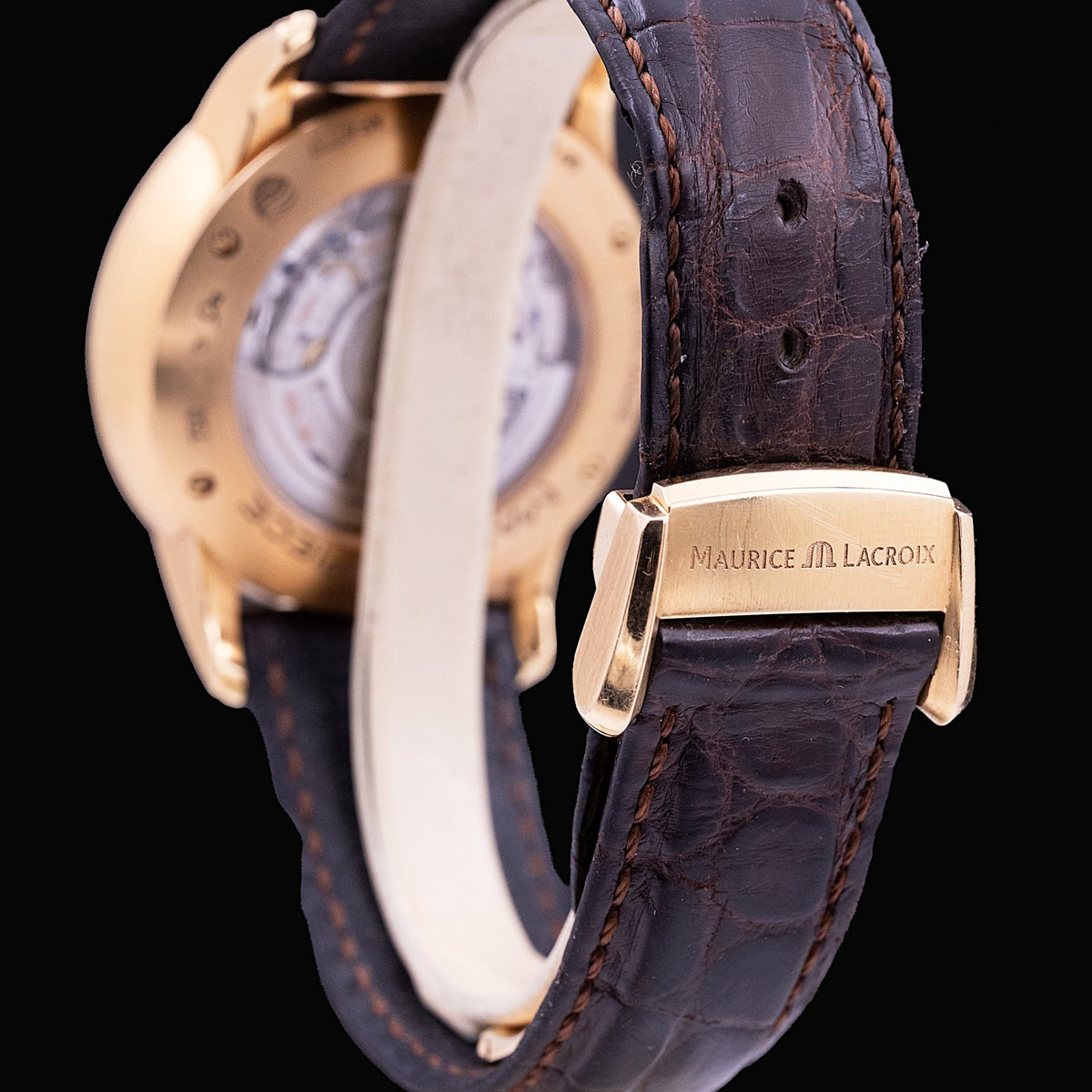 Maurice Lacroix Masterpiece Jours Rétrogrades Or Rose Ref. MP6358, circa 2010 - montre vintage - Contre-Temps Paris