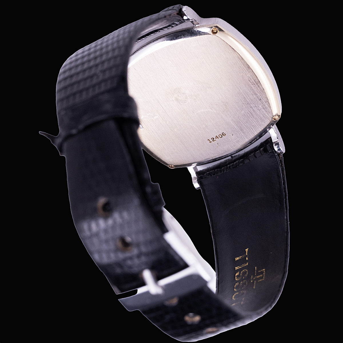 Piaget Coussin Cambré White Gold Turquoise Dial Ref. 12406, 1970s
