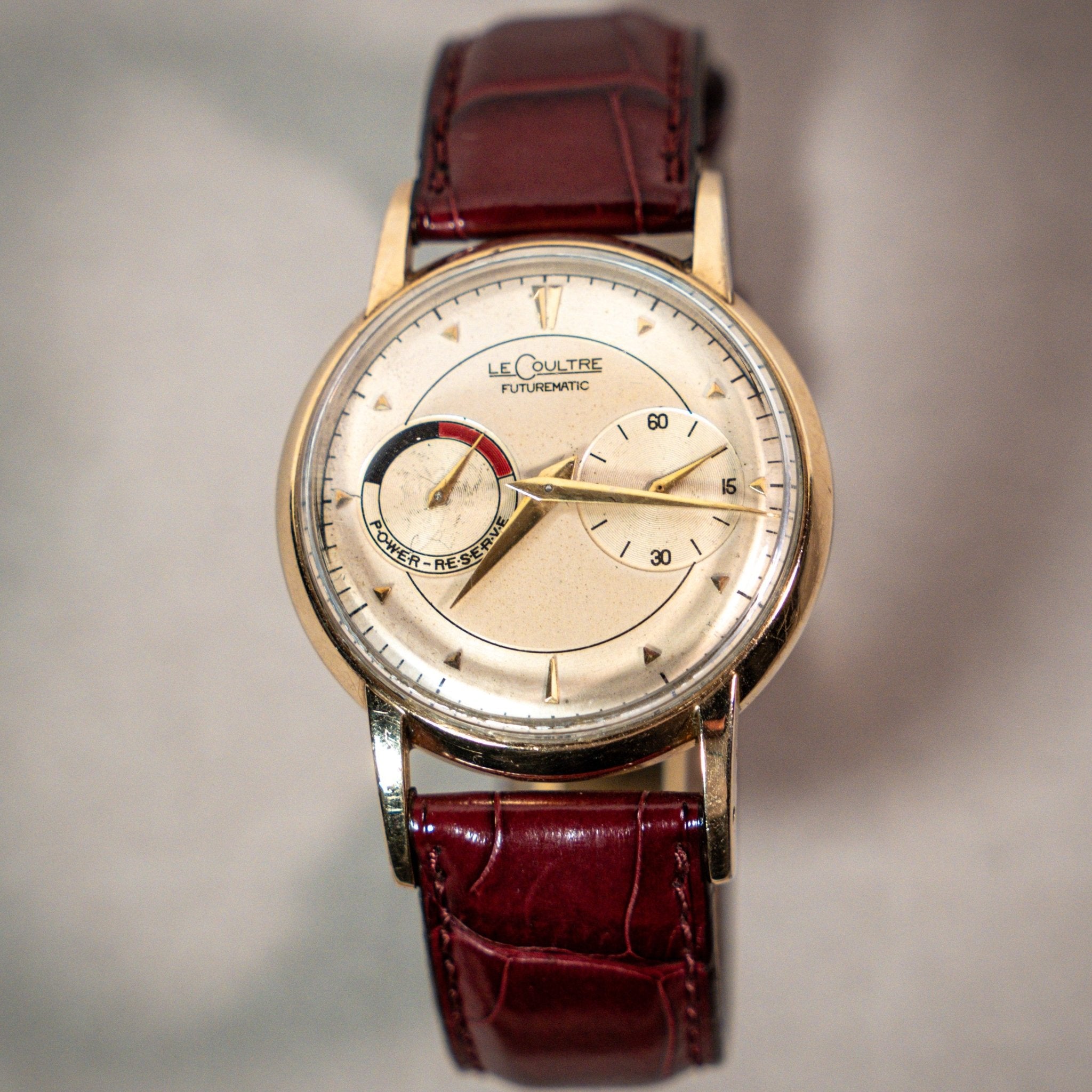 LECOULTRE FUTUREMATIC GOLD FILLED - montre vintage - Contre - Temps Paris