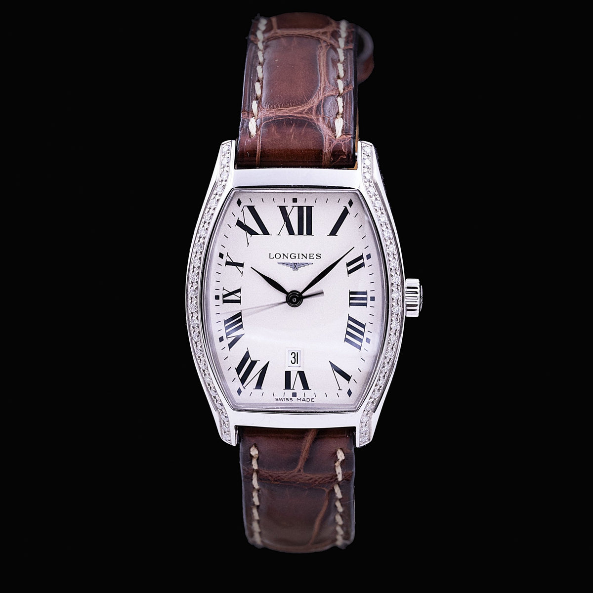 Longines Evidenza Acier et Diamants Ref. L2.155.0, circa 2020 - montre vintage - Contre-Temps Paris