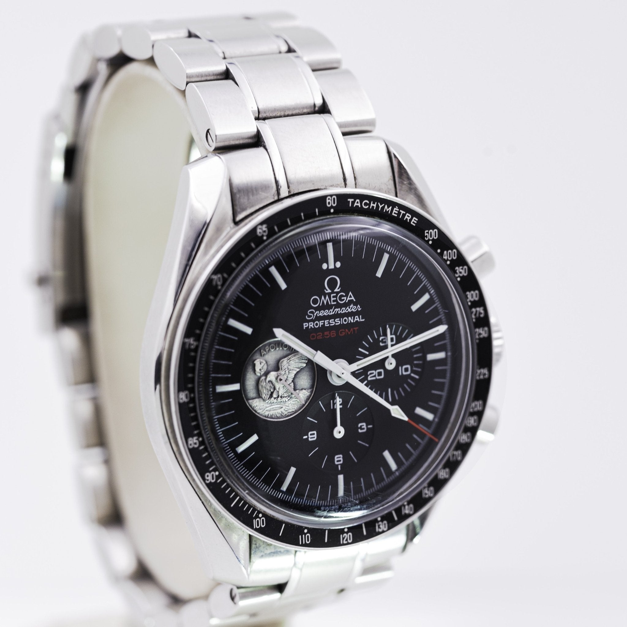 OMEGA SPEEDMASTER MOONWATCH 40EME ANNIVERSAIRE APOLLO XI - montre vintage - Contre - Temps Paris