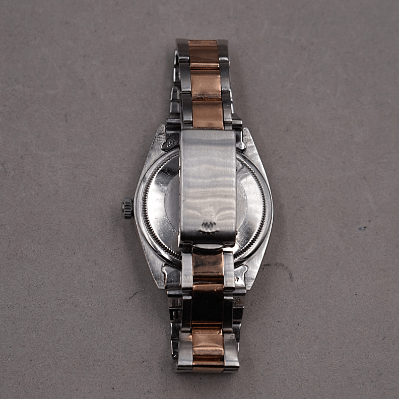 Rolex Oyster Perpetual Zephyr Ref. 1008 — Acier et or rose, circa 1957 - montre vintage - Contre - Temps Paris