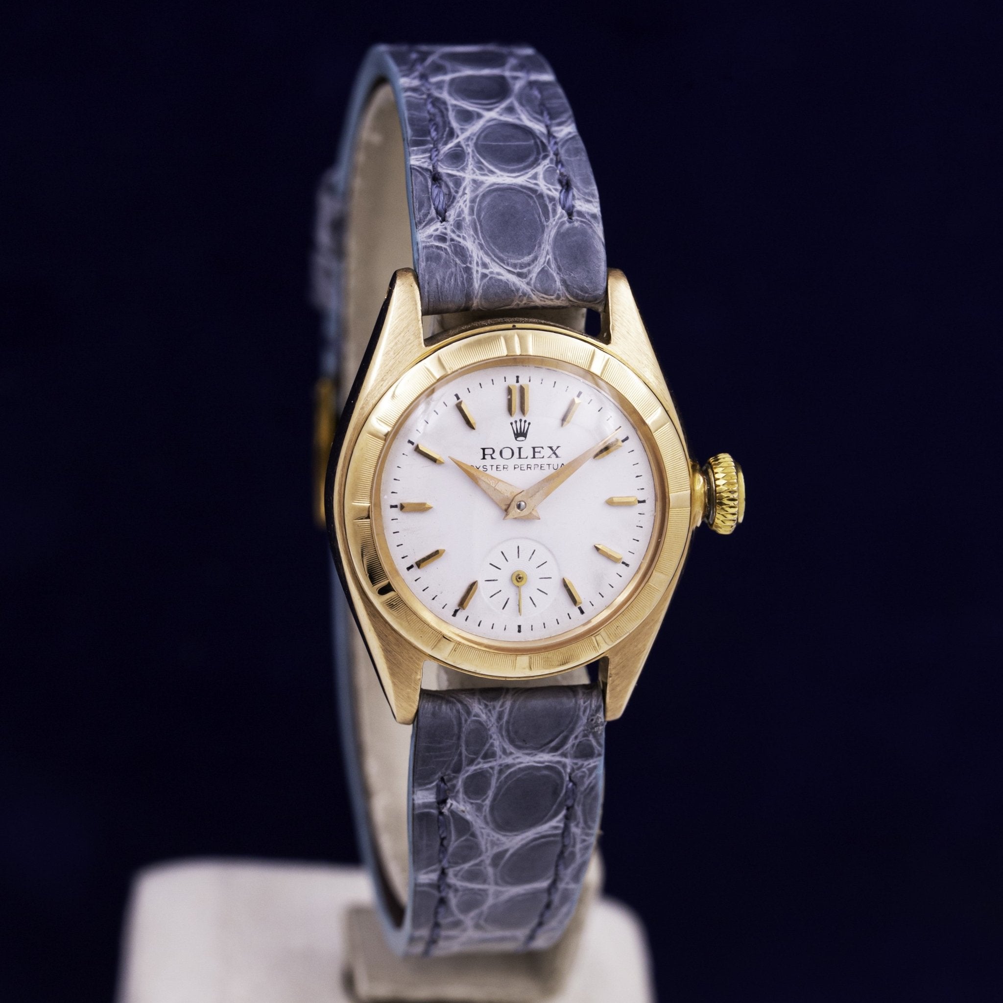 ROLEX OYSTER PERPETUAL LADY OR JAUNE - montre vintage - Contre - Temps Paris