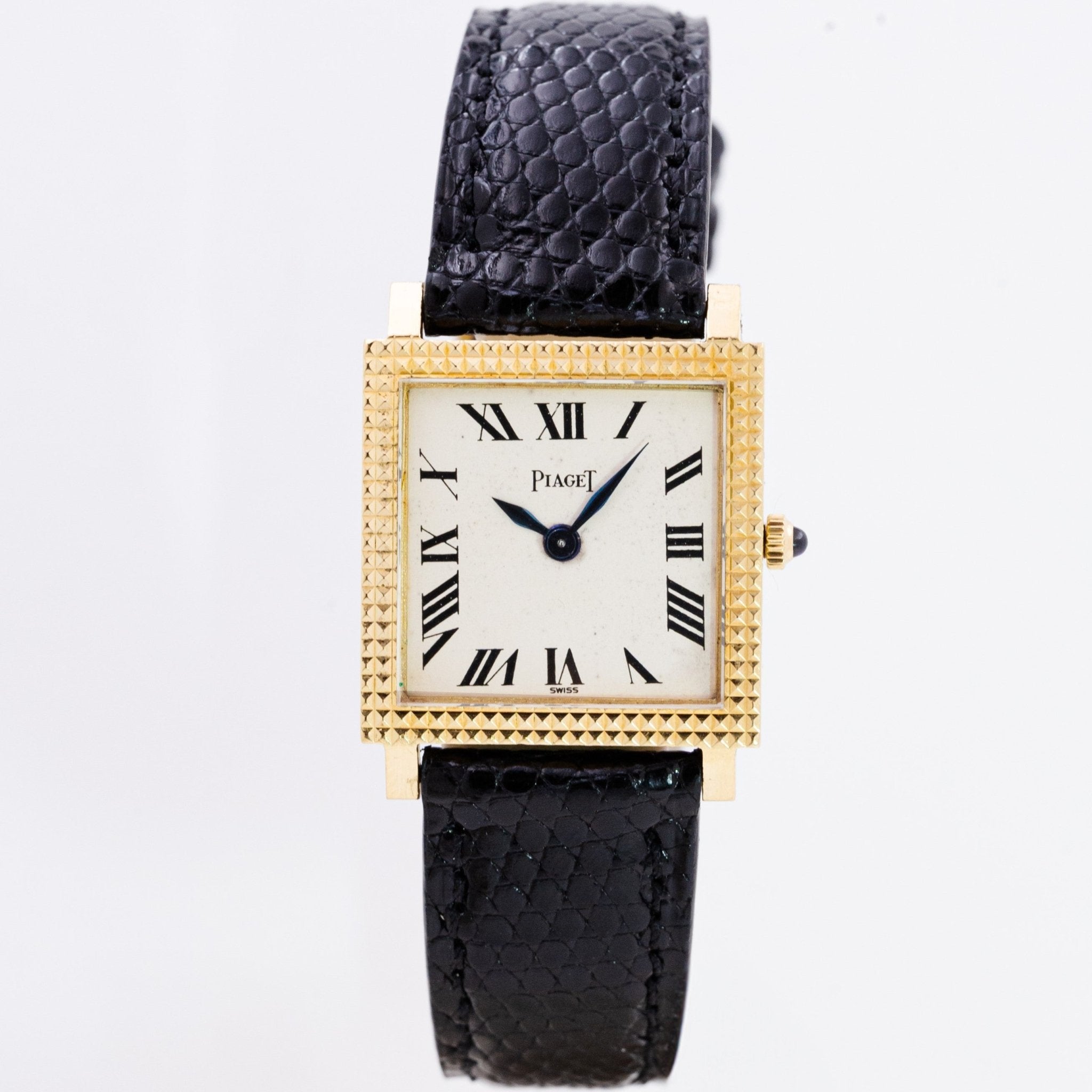 PIAGET "TANK" CARREE OR CLOUS DE PARIS - montre vintage - Contre - Temps Paris