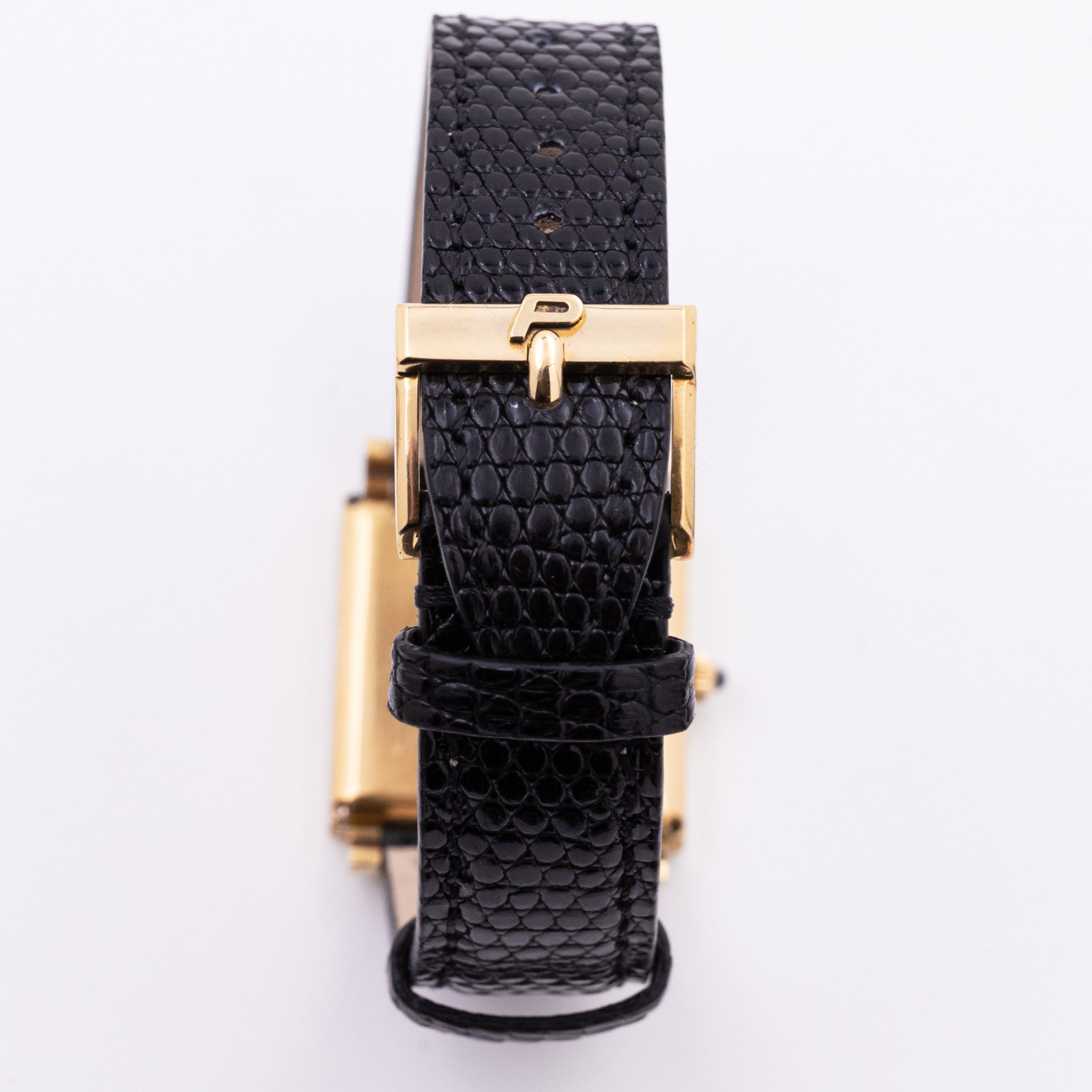 PIAGET "TANK" SQUARE GOLD CLOUS DE PARIS