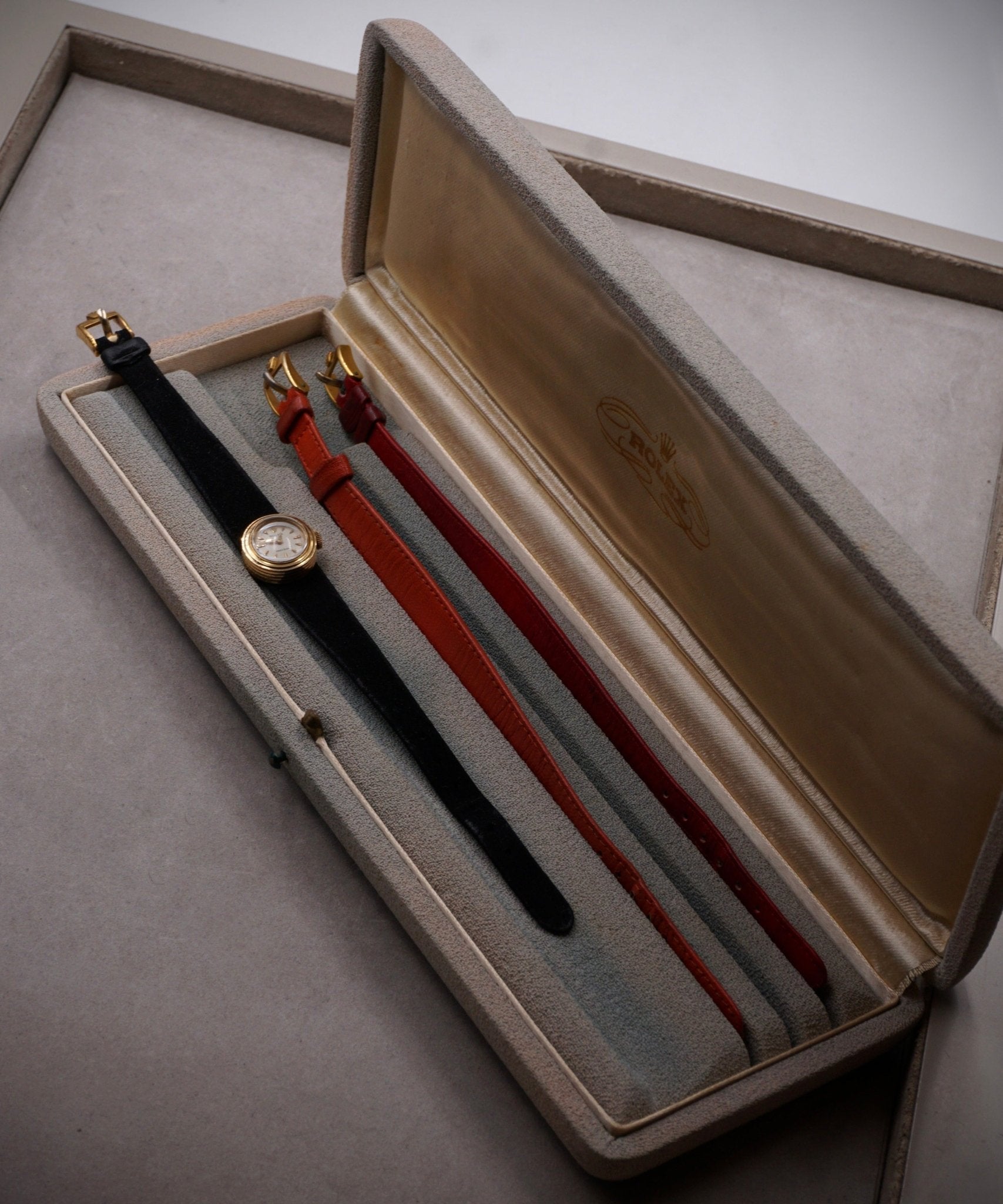 ROLEX PRECISION LADY "CAMELEON" OR JAUNE 18K - montre vintage - Contre - Temps Paris