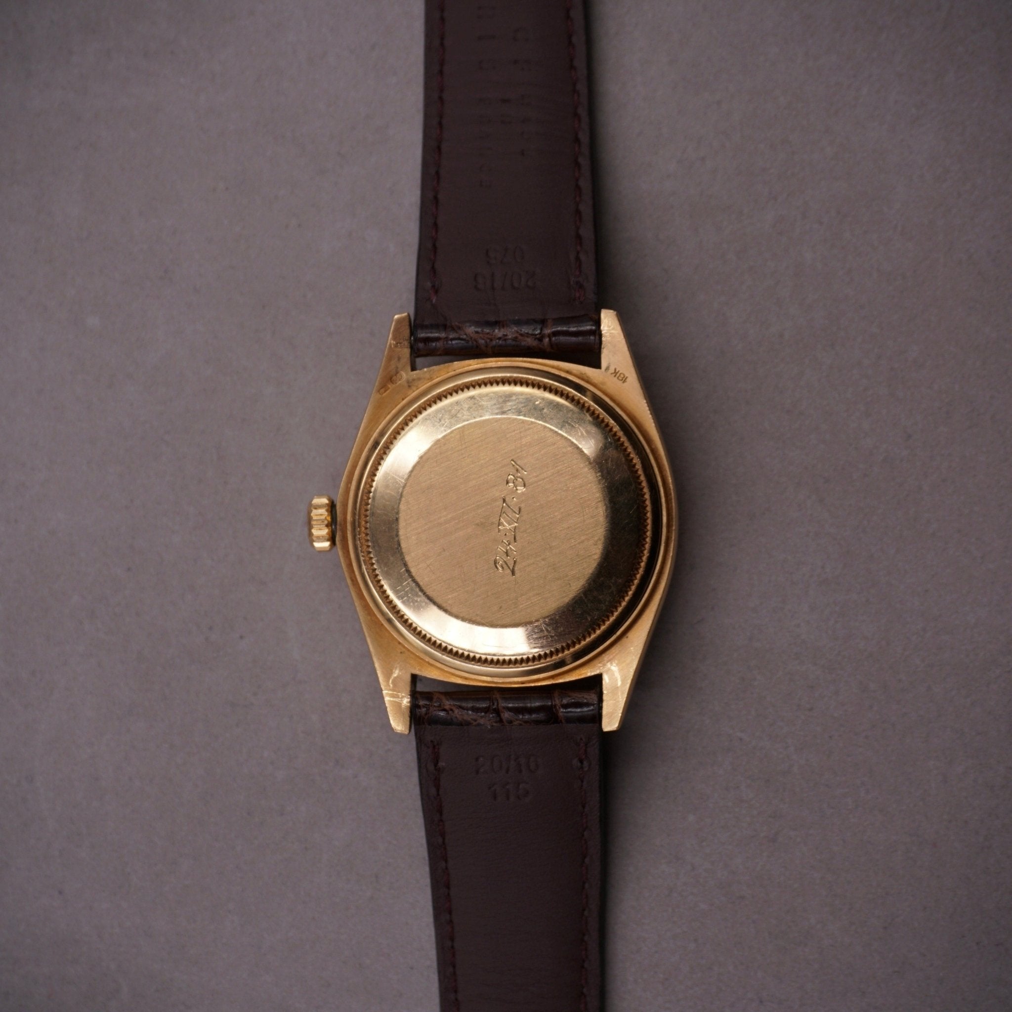 ROLEX DAY - DATE OR JAUNE - montre vintage - Contre - Temps Paris