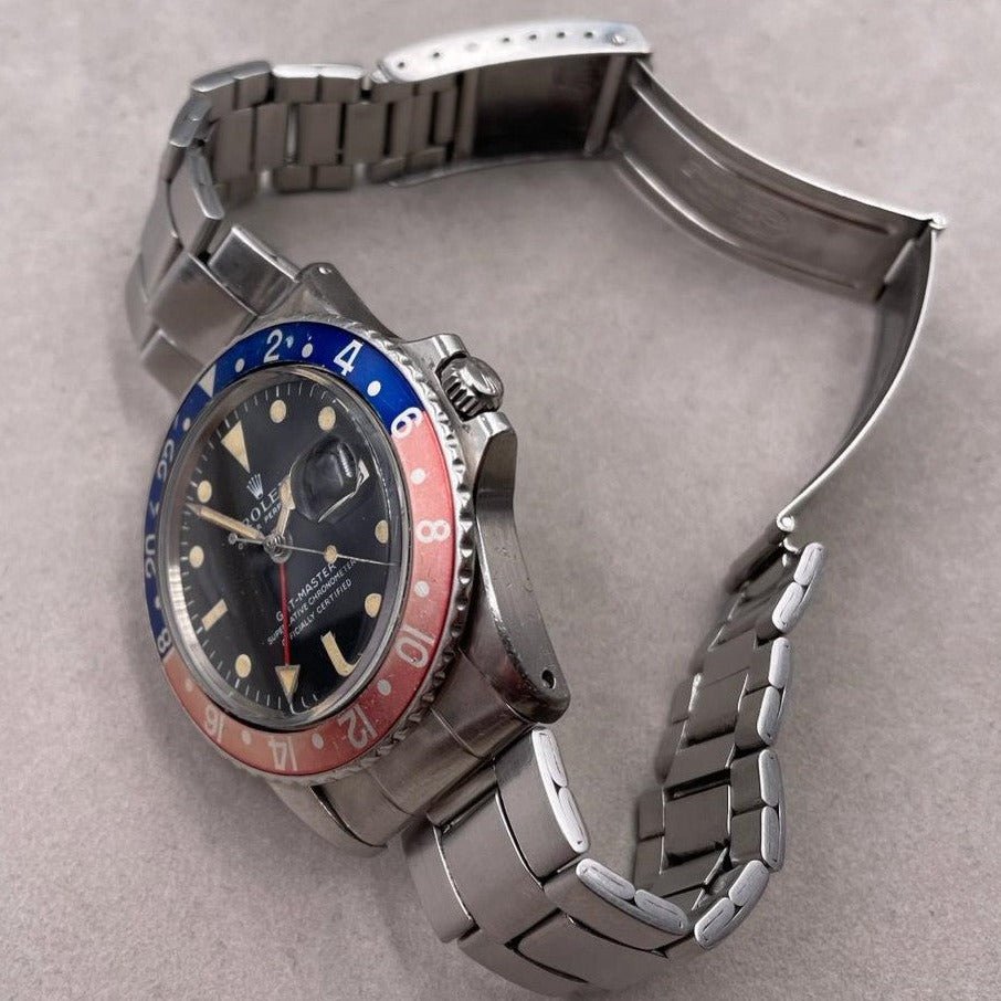 ROLEX GMT MASTER REF 1675 - montre vintage - Contre - Temps Paris