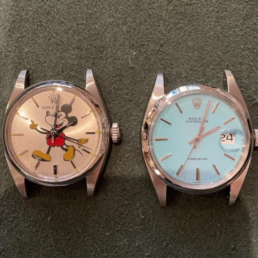 ROLEX OYSTERDATE & PERPETUAL PRECISION - montre vintage - Contre - Temps Paris