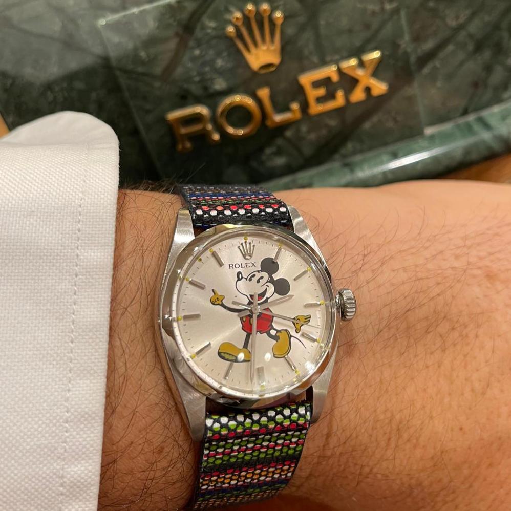 ROLEX OYSTERDATE & PERPETUAL PRECISION - montre vintage - Contre - Temps Paris