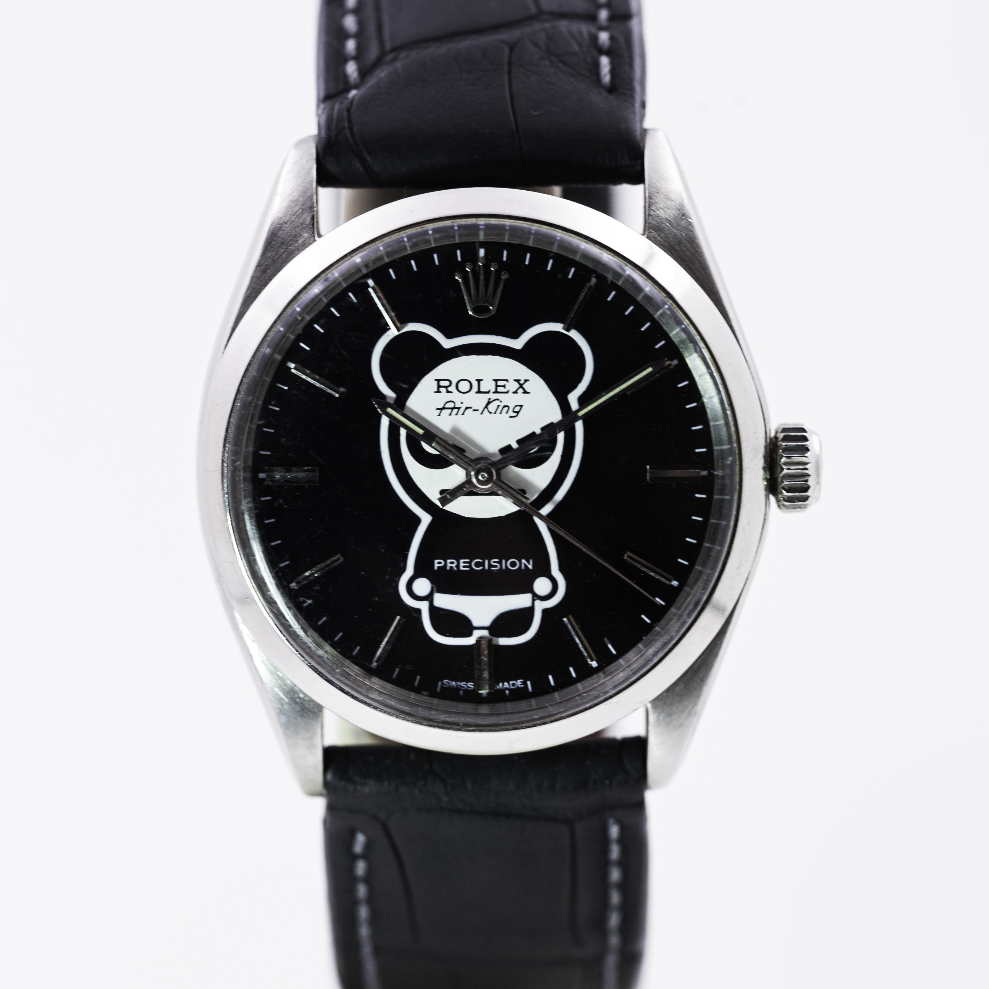 ROLEX AIR KING CADRAN CUSTOM "ANGRY PANDA"