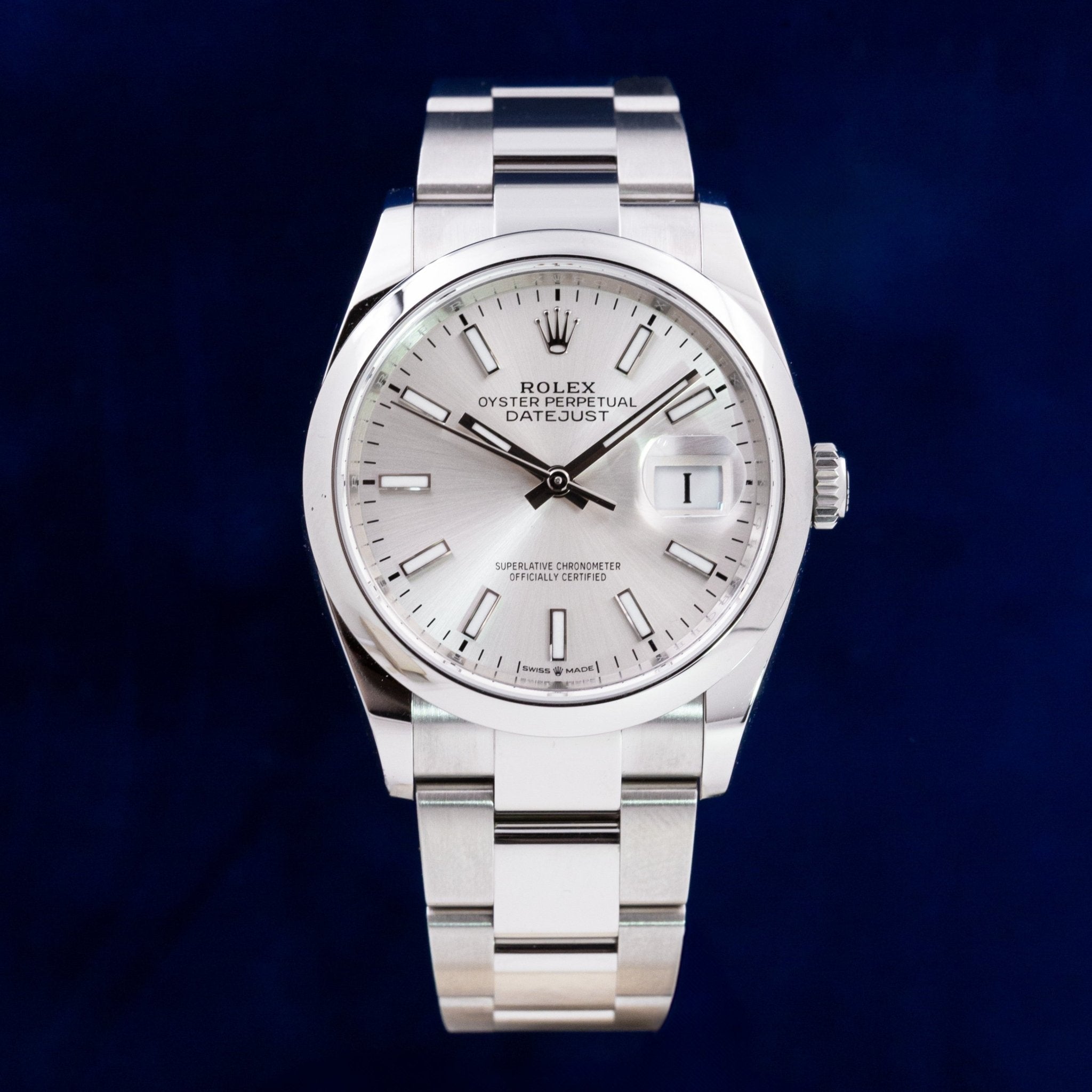 ROLEX DATEJUST 36 - montre vintage - Contre - Temps Paris