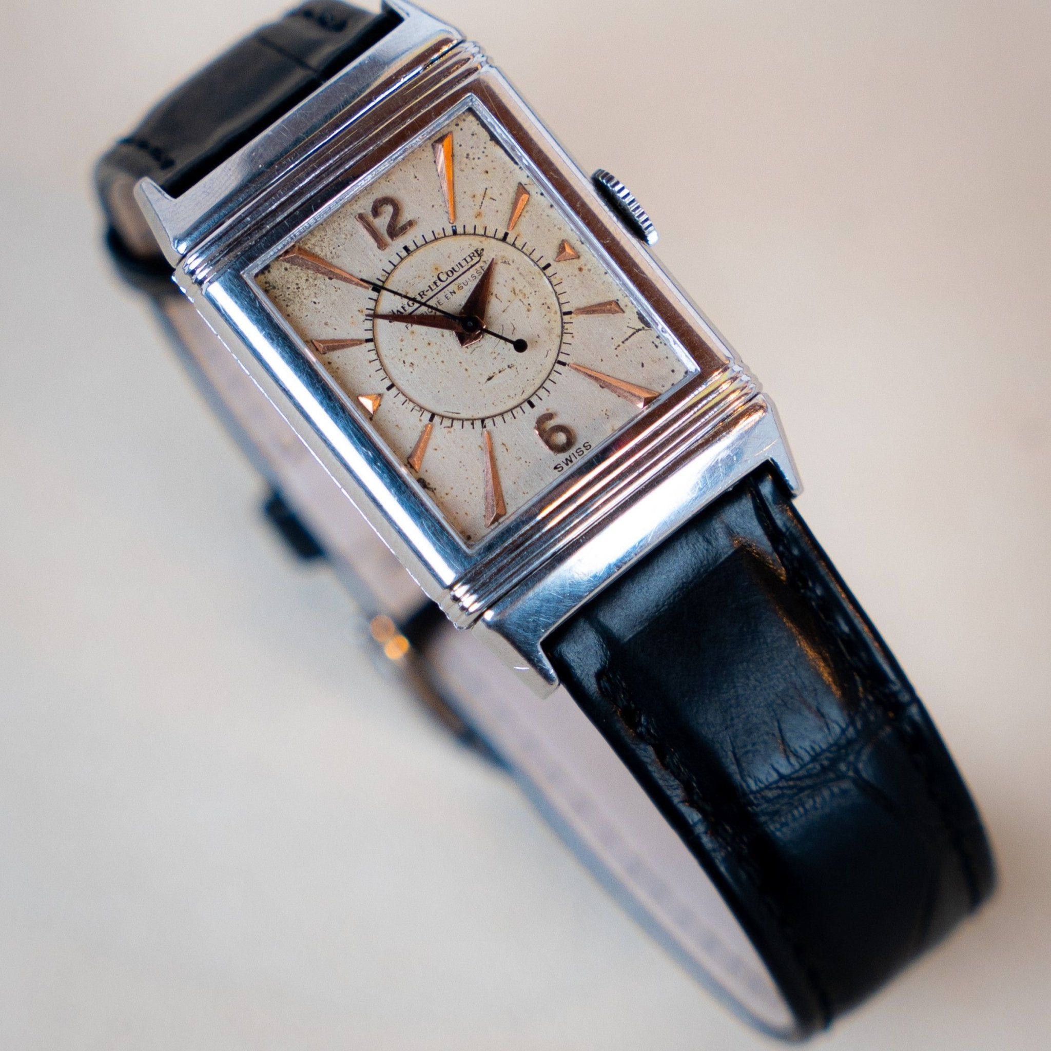 JAEGER - LECOULTRE REVERSO VINTAGE - montre vintage - Contre - Temps Paris