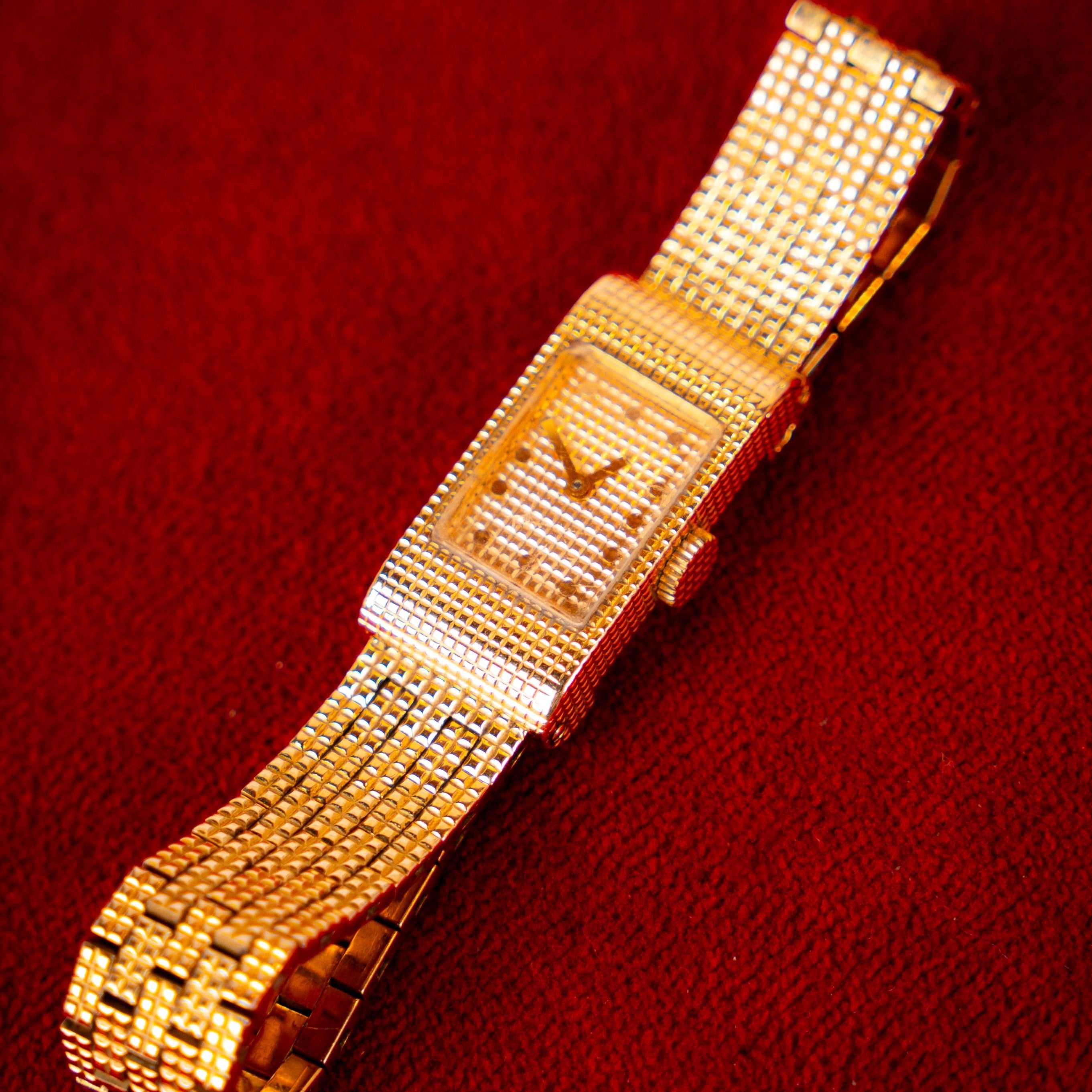 BOUCHERON REFLET FEMME OR "CLOUS DE PARIS" - montre vintage - Contre - Temps Paris