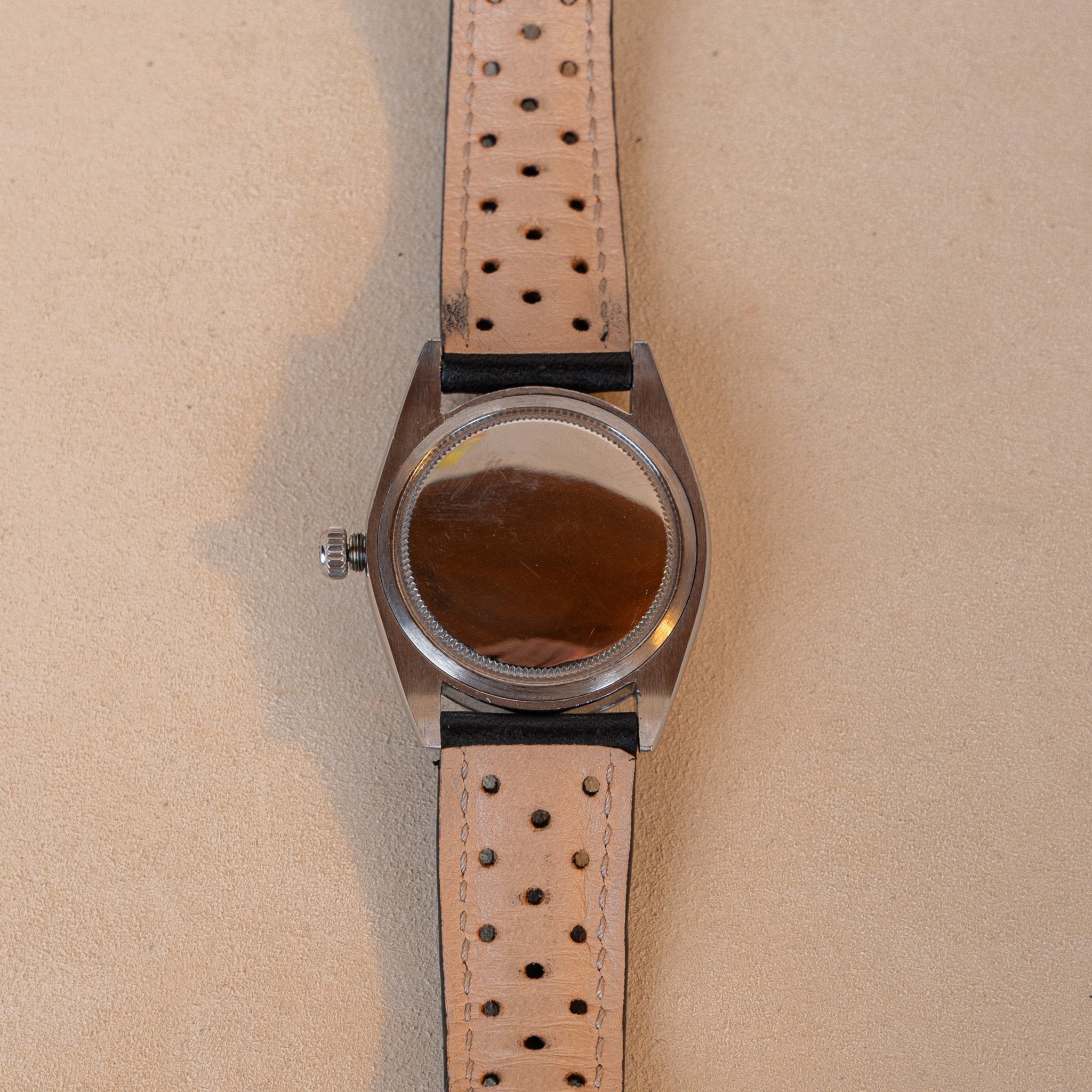 ROLEX OYSTERDATE PRECISION - CADRAN CUSTOM ROUGE - montre vintage - Contre - Temps Paris