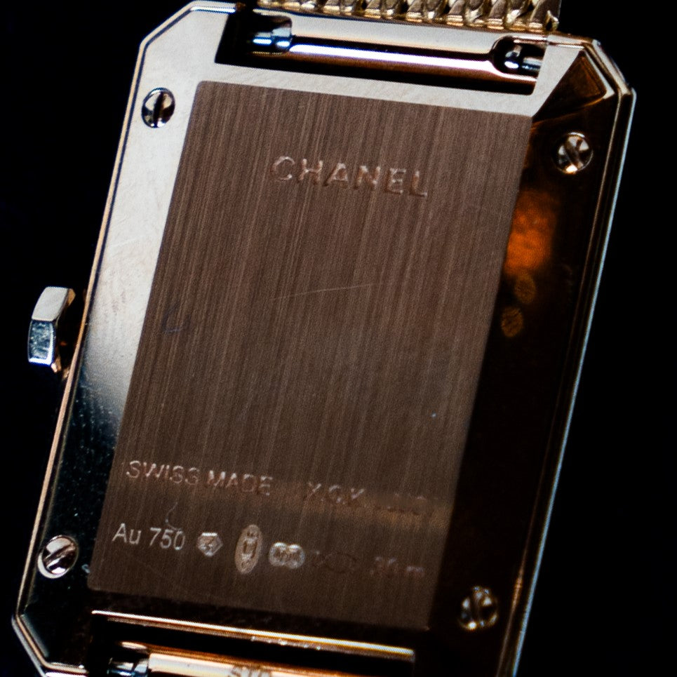 CHANEL “my BOY-FRIEND” TWEED GOLD BEIGE
